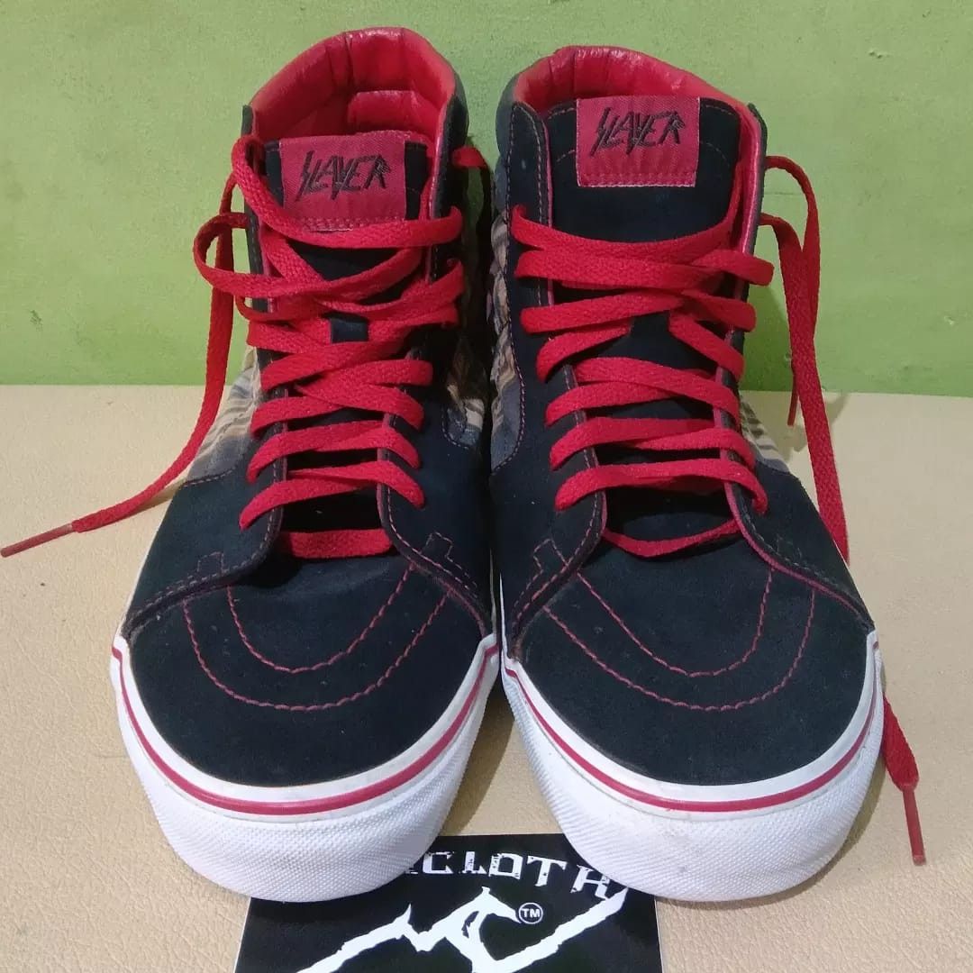 Slayer × Vans Vans Sk8 Hi X Slayer Reign Blood RARE Size US 11 / EU 44 - 2 Thumbnail