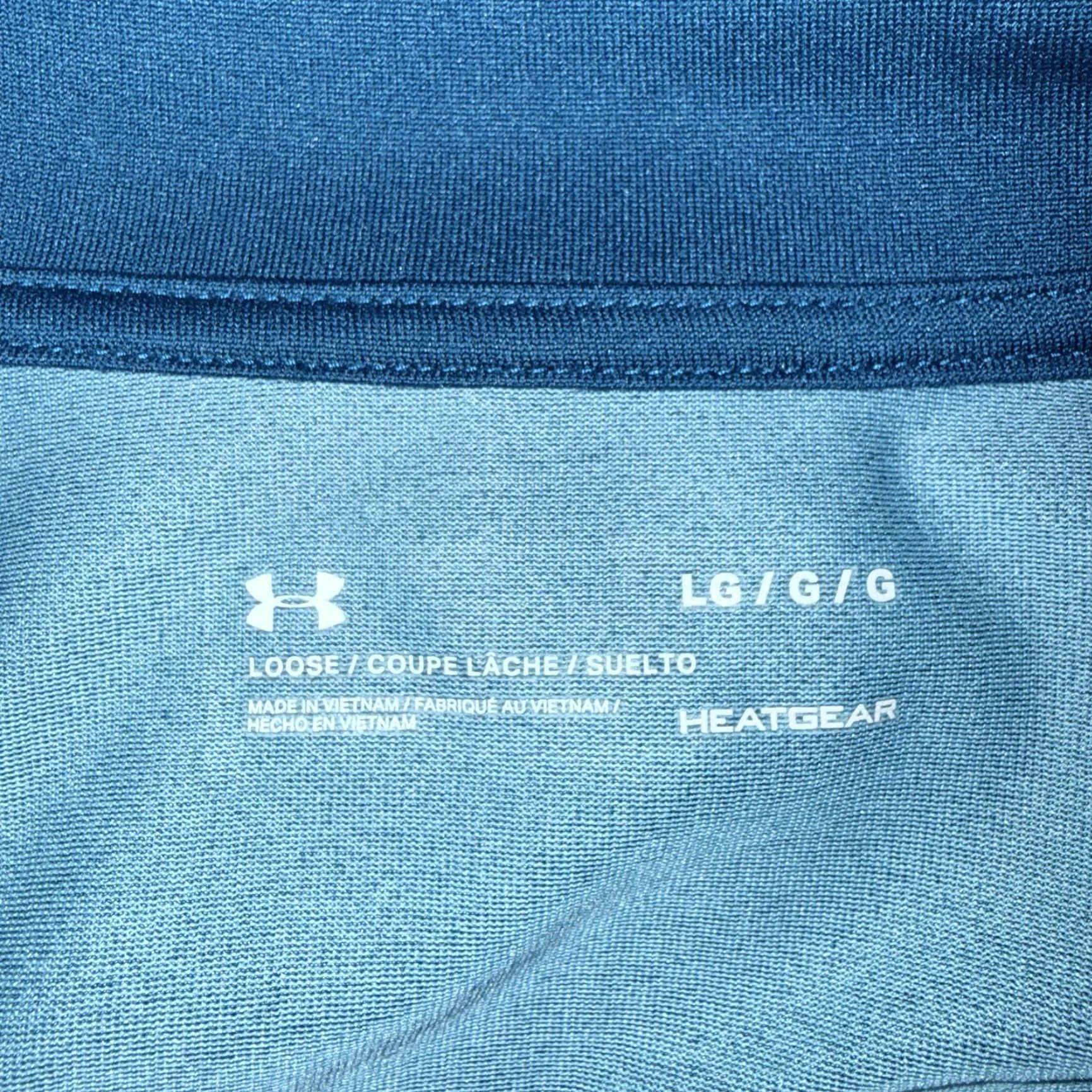 Under Armour Under Armour HeatGear Pullover Mens L Blue Athletic Activewear Size US L / EU 52-54 / 3 - 4 Thumbnail