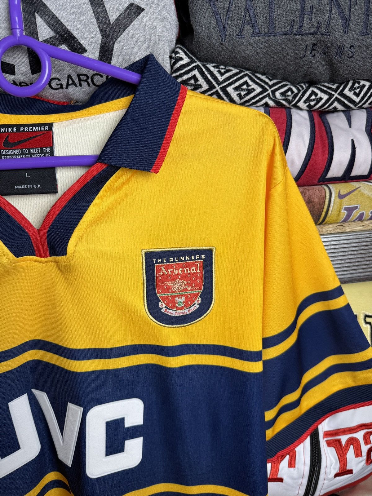 Nike Vintage Arsenal JVC Nike Home Jersey Size US L / EU 52-54 / 3 - 6 Thumbnail