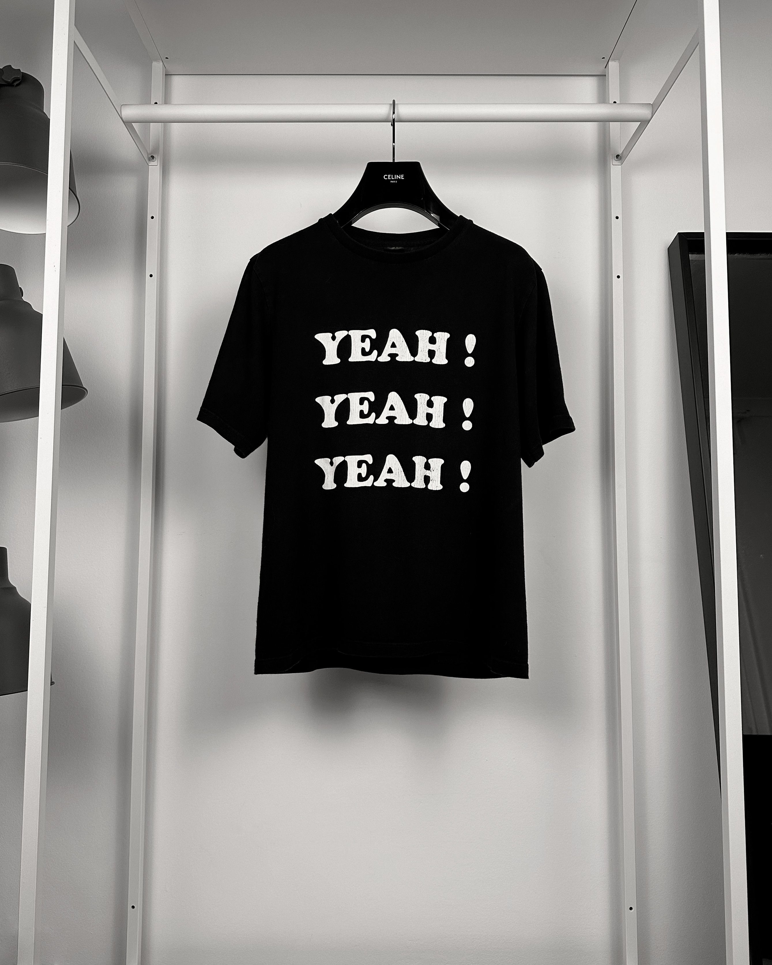 Pre-owned Number N Ine Number (n)ine Og Yeah Yeah Yeah T-shirt In Black