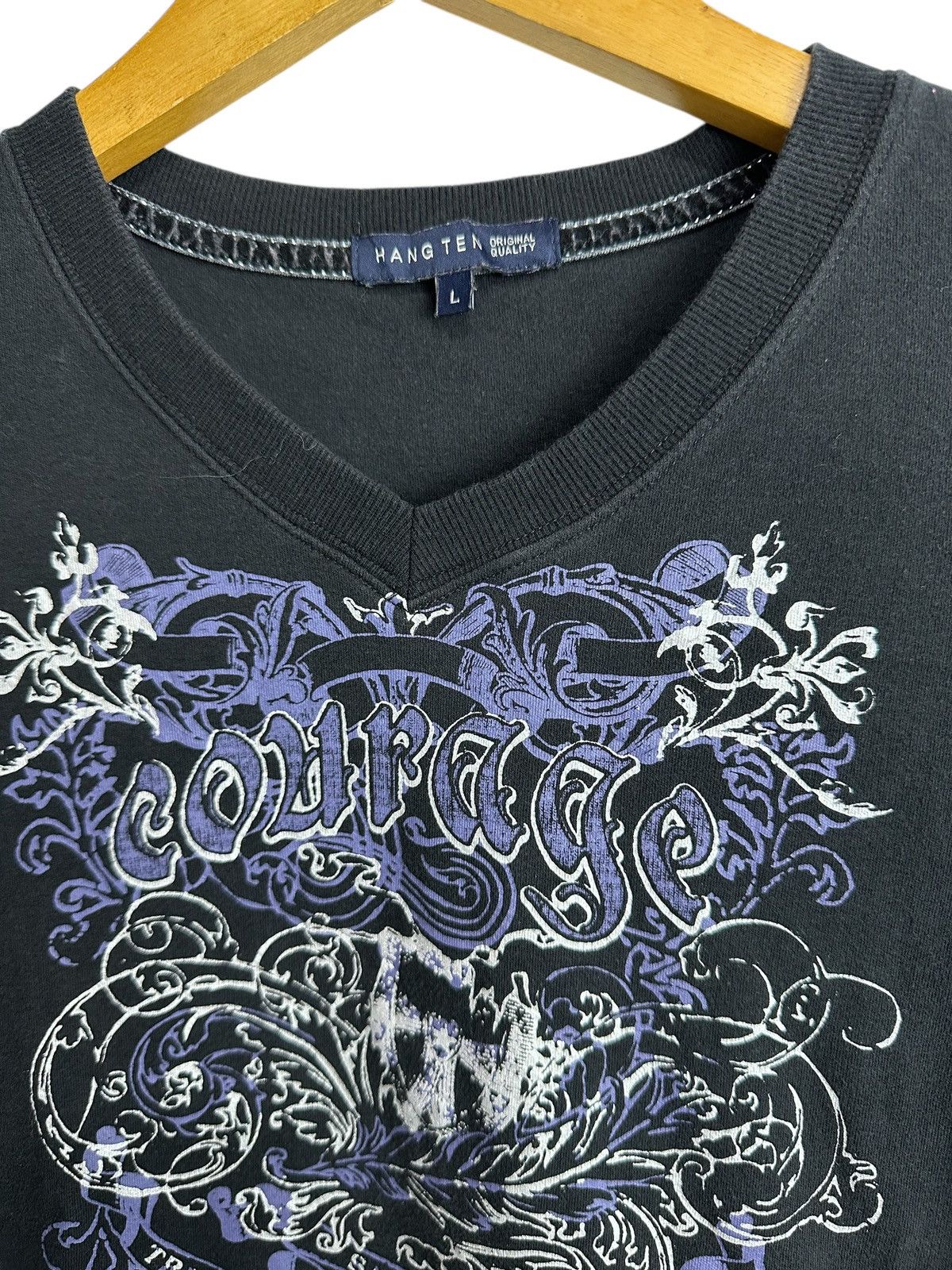 Hysteric Glamour HANGTEN TRIBAL GOTHIC Poem Rock Punk Like Sweatshirt Y2k Size M / US 6-8 / IT 42-44 - 3 Thumbnail
