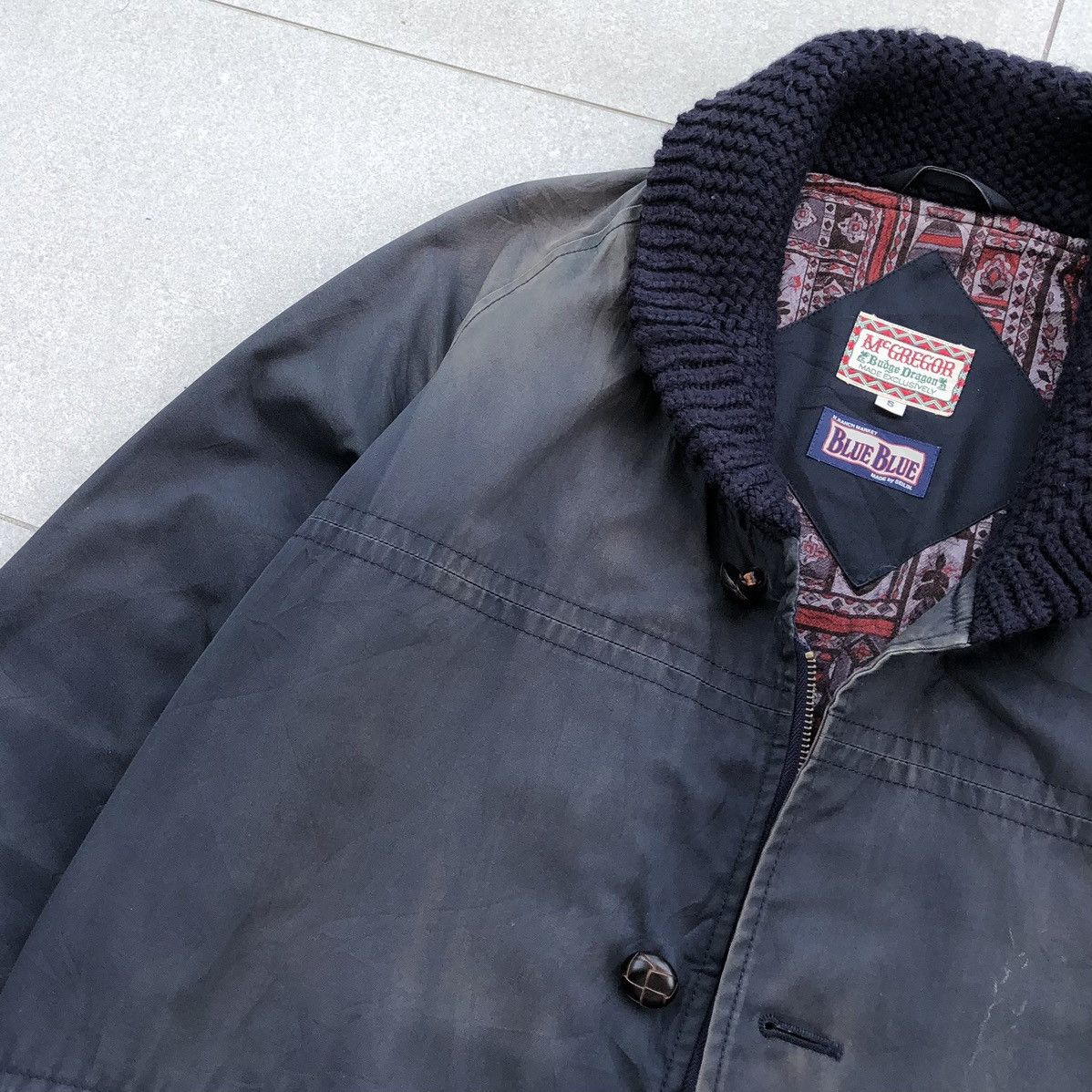Blue Blue Japan McGREGOR×BLUE BLUE Hollywood Ranch Market Shawl Collar Coat Size US S / EU 44-46 / 1 - 5 Thumbnail