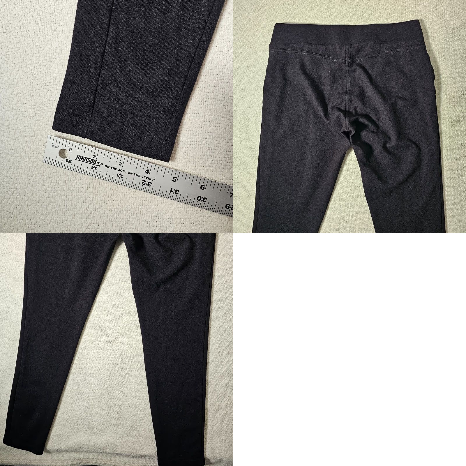 Ann Taylor Ann Taylor Loft Pants Womens Medium Legging Pointe Knit Skinny Black Stretch Dress Pants Regular Size 32" / US 10 / IT 46 - 8 Thumbnail