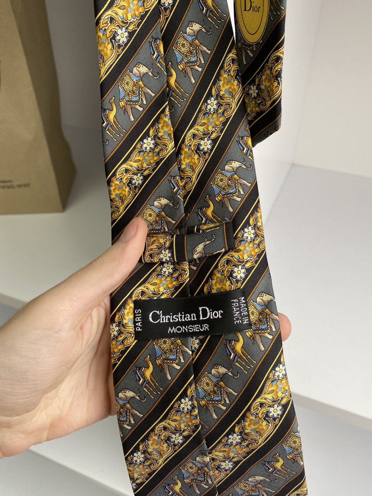 Christian Dior Monsieur × Vintage Vintage Christian Dior Tie Size ONE SIZE - 6 Thumbnail