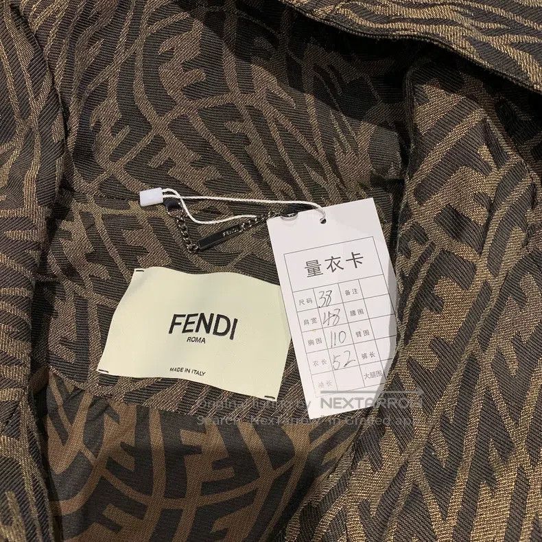 Fendi Fendi Letter Print Detachable Sleeve Hooded Long Sleeve Co Size XXS / US 00 / IT 34 - 3 Thumbnail