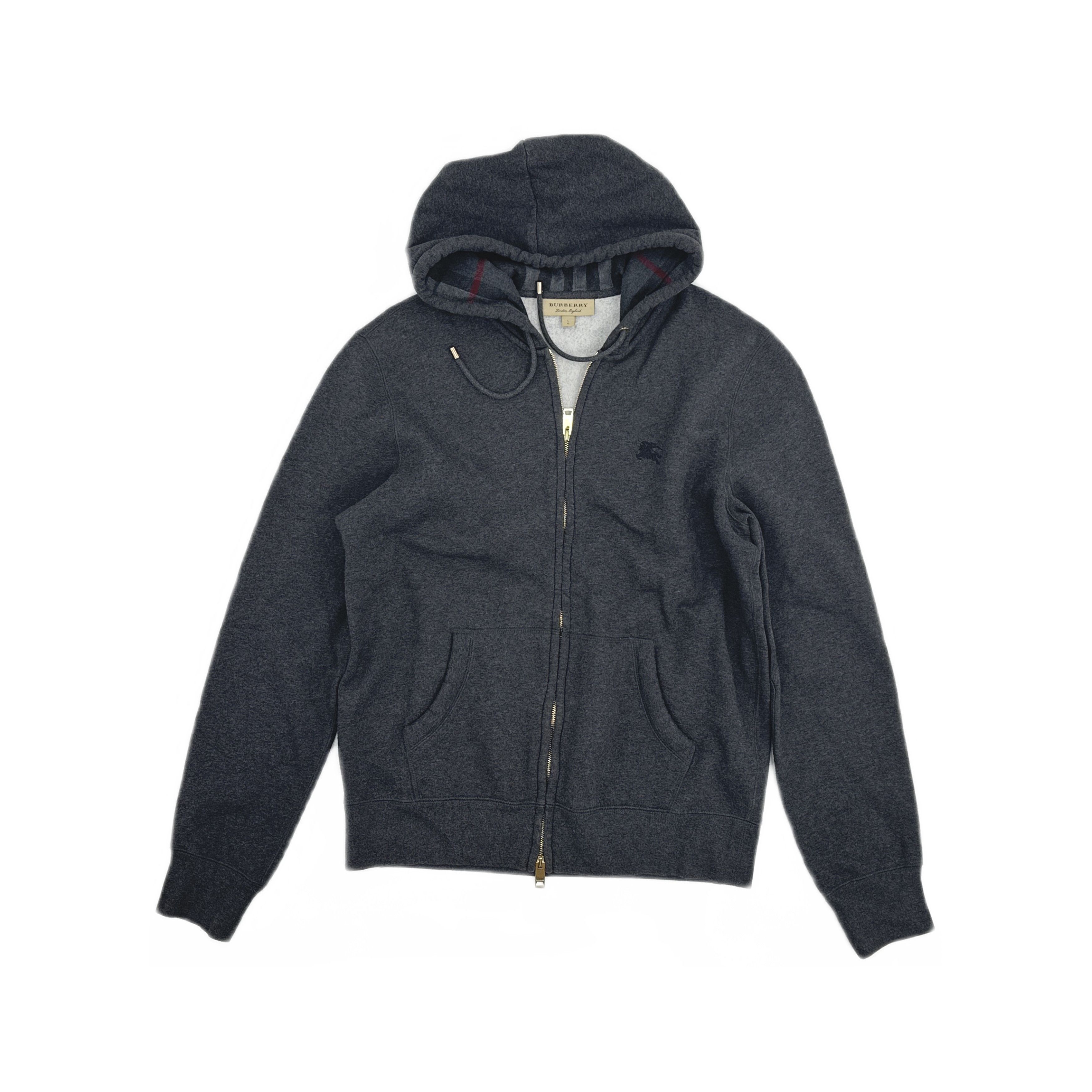 Burberry Burberry Horse Embroidery Zip Hoodie US L Size US L / EU 52-54 / 3 - 1 Thumbnail