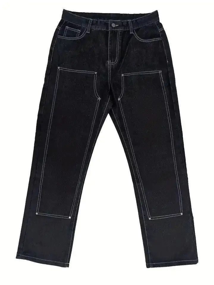 Japanese Brand Multi Pocket Baggy Denim Pant Size US 32 / EU 48 - 4 Thumbnail