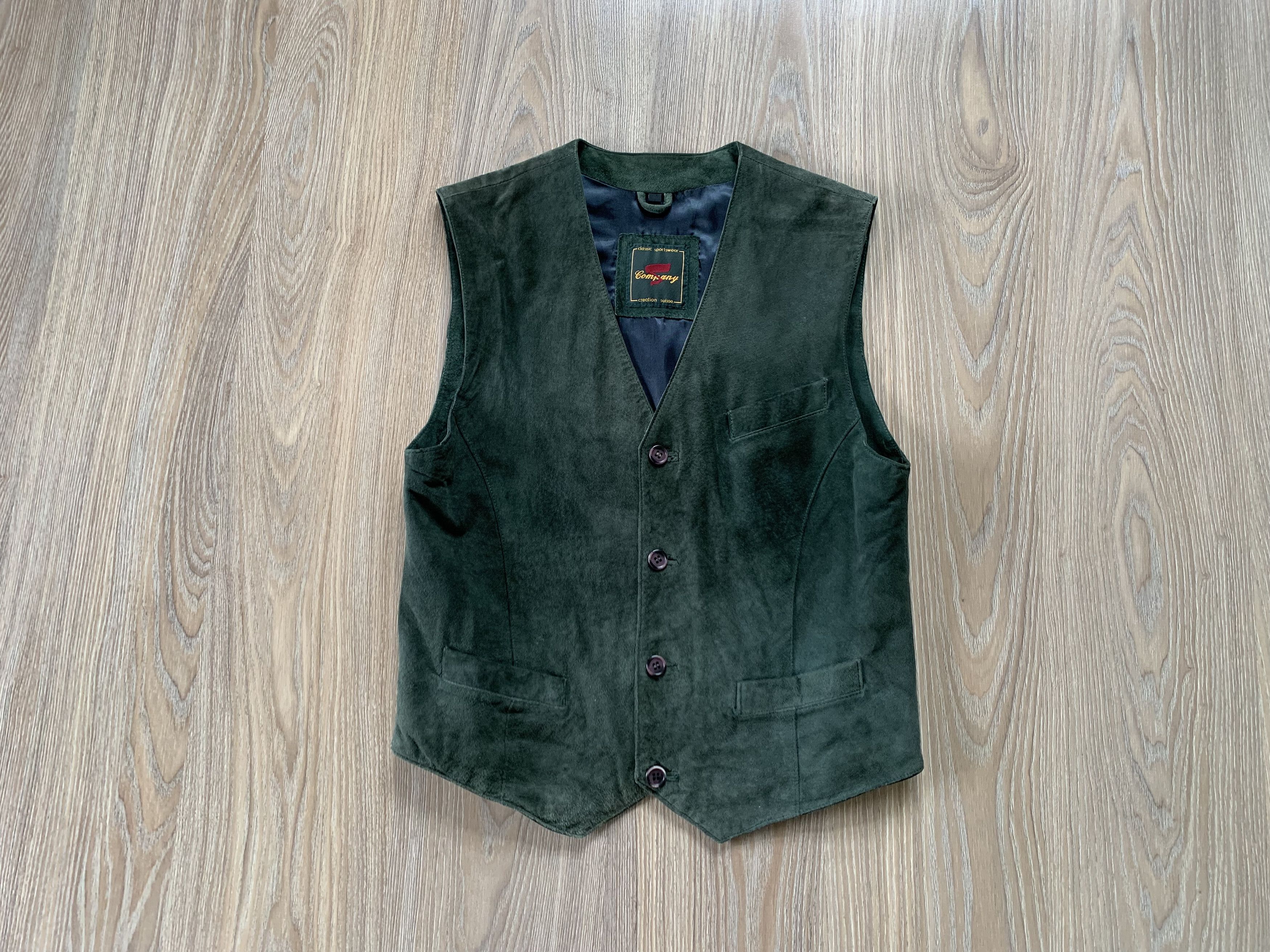 Company Creation Suiesse Vintage Suede Leather Vest