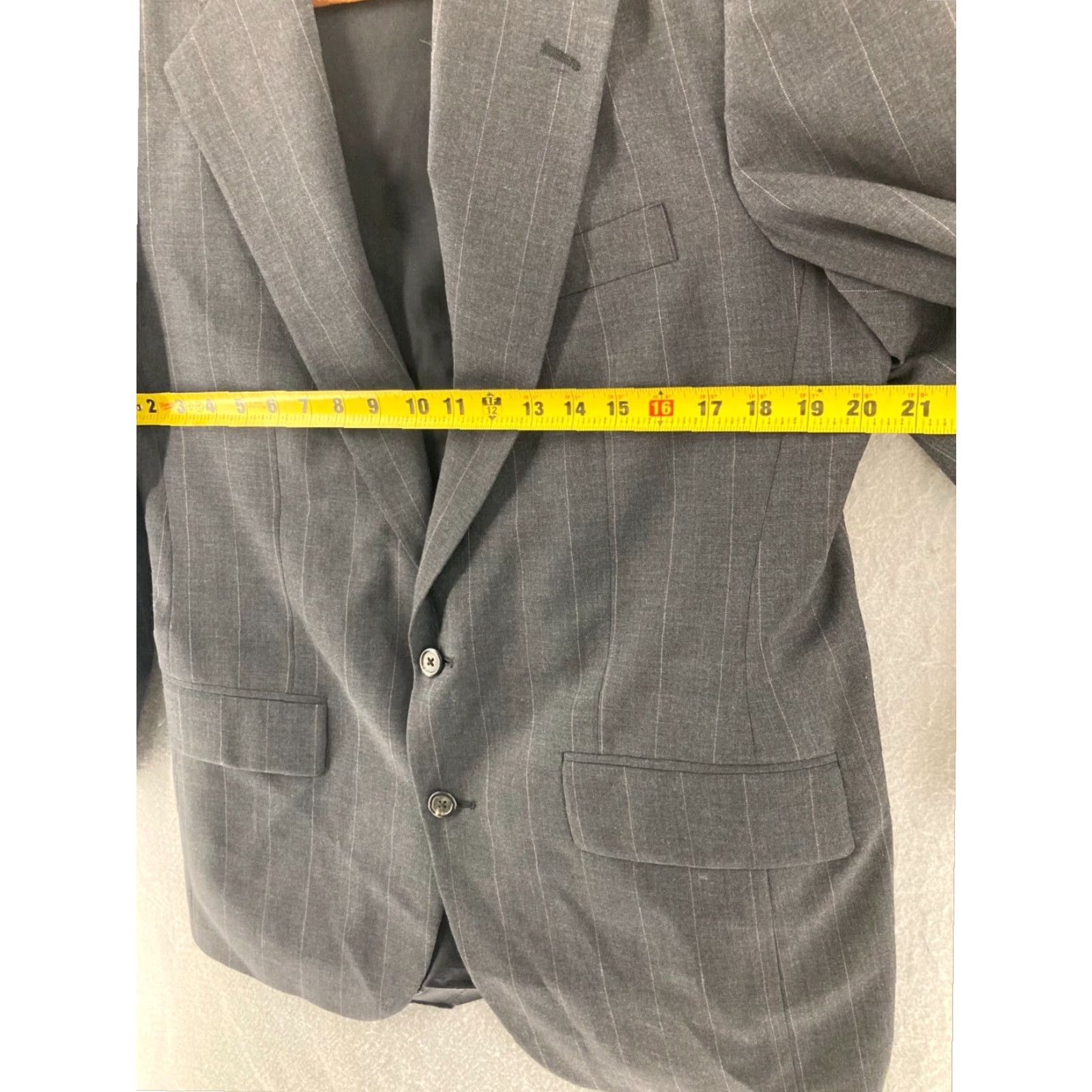 Vintage Luxury Vintage Polo University Club Blazer Mens 40R Two Button Premium Wool Sport Jacket Size US XXS / EU 40 - 2 Thumbnail