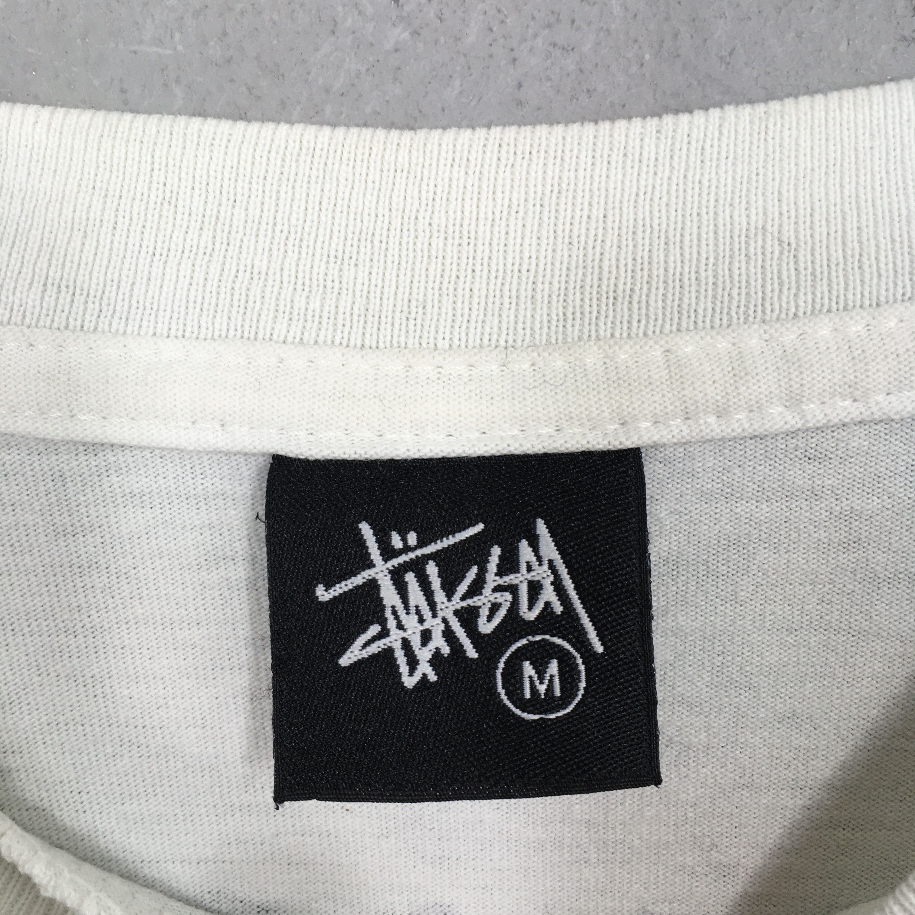 Other Vintage 90's Stussy Satan Skateboarding White T shirt Medium Size US M / EU 48-50 / 2 - 3 Thumbnail