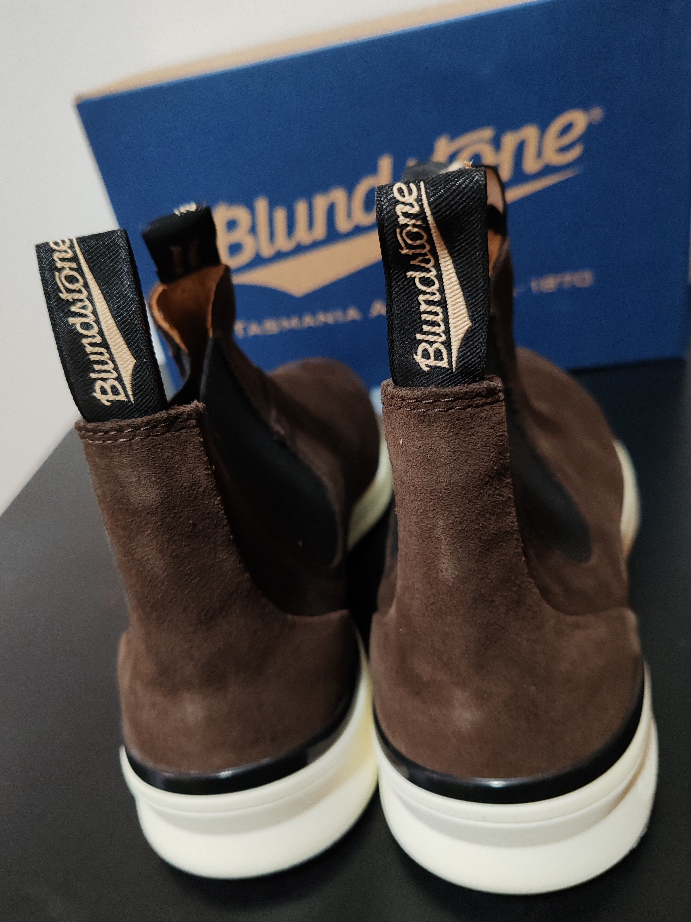 Blundstone Botte Blundstone Active Brown Leather #2334 Poudré Tg:43 Size US 10.5 / EU 43-44 - 8 Thumbnail