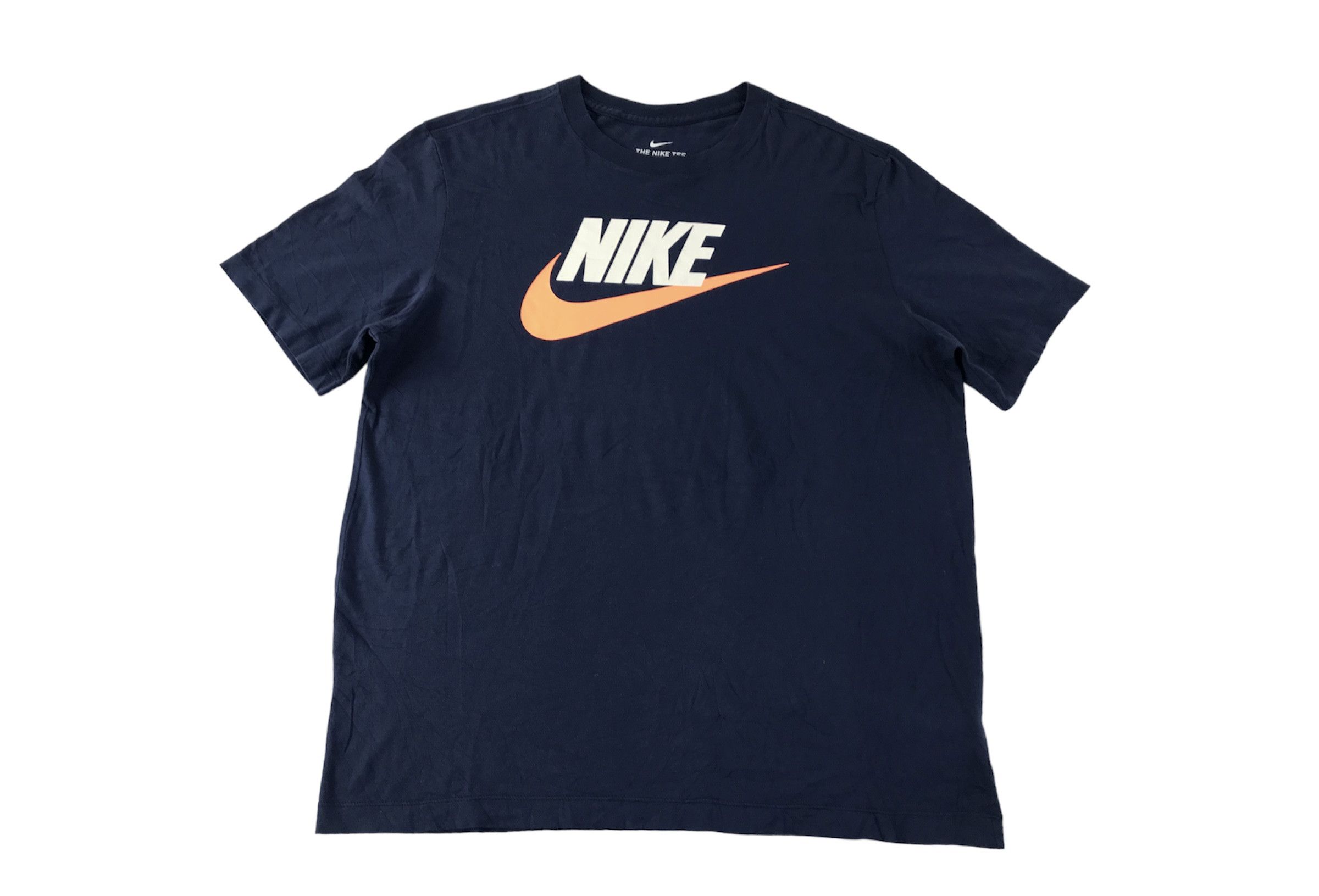 Nike Nike Swoosh Big Logo Spell Out Printed Tee T-shirt Size L / US 10 / IT 46 - 1 Thumbnail