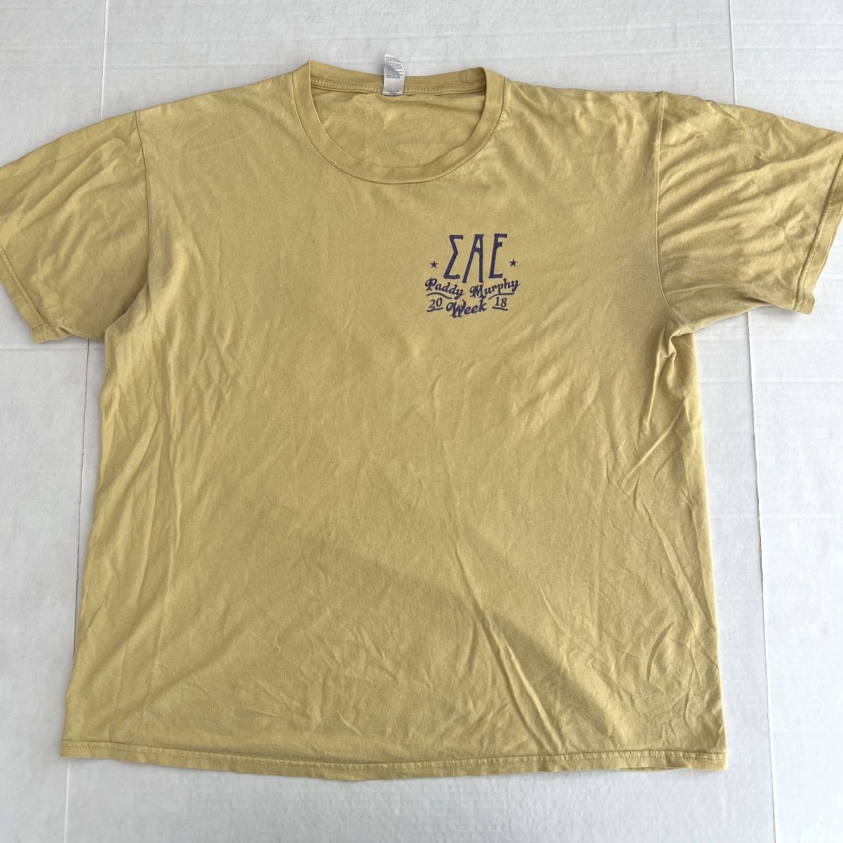 Vintage UCLA Bruins SAE Sigma Alpha Epsilon Paddy Murphy 2018 Grateful Dead Shirt Large Mens Port & Co White Graphic Tee Short Sleeve Cotton Size US L / EU 52-54 / 3 - 2 Thumbnail