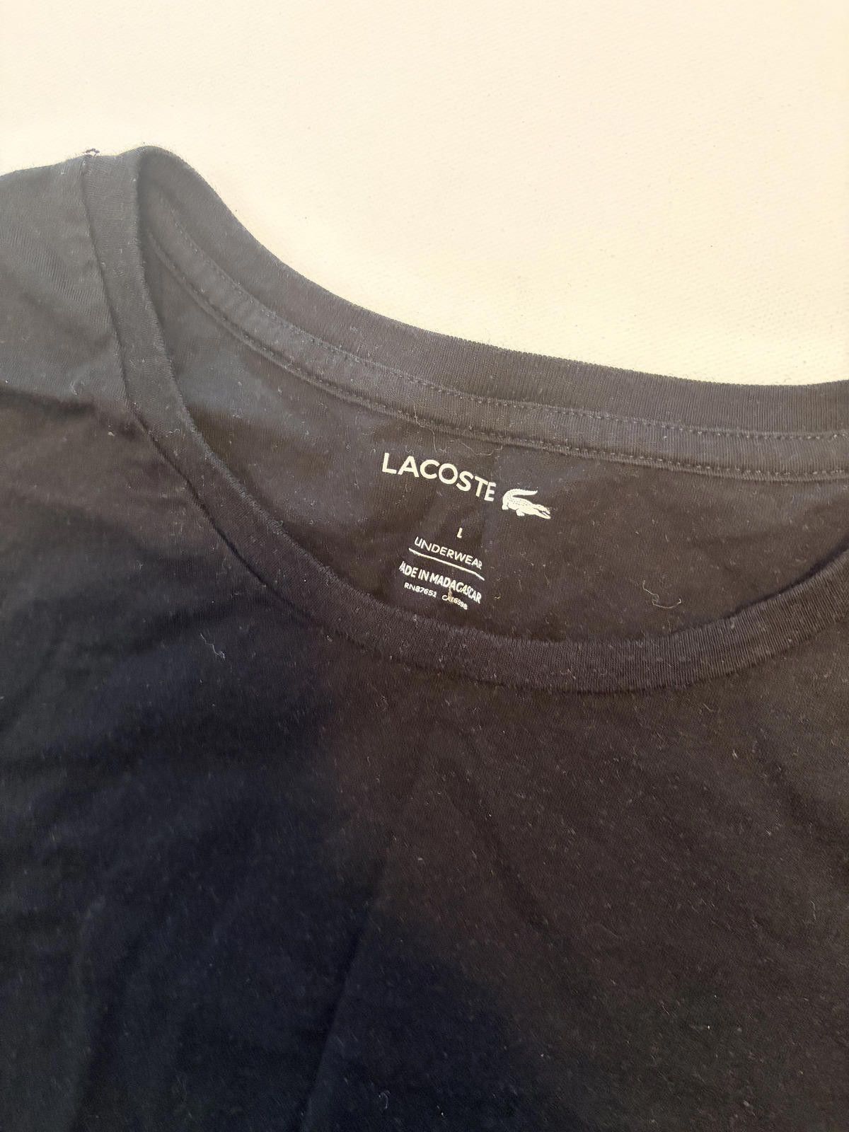 Lacoste Lacoste Men's Large T-Shirts (Set of 4, 3 Blk & 1 Gray) Size US L / EU 52-54 / 3 - 2 Thumbnail