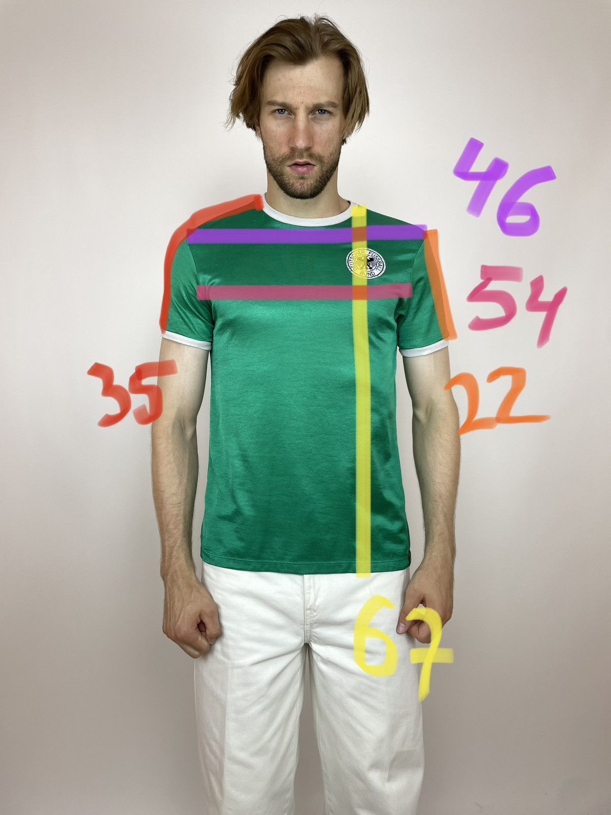 Vintage DEUTSCHER FUSSBALL BUND Tshirt retro Weltmeister Mens size L Size US L / EU 52-54 / 3 - 10 Thumbnail