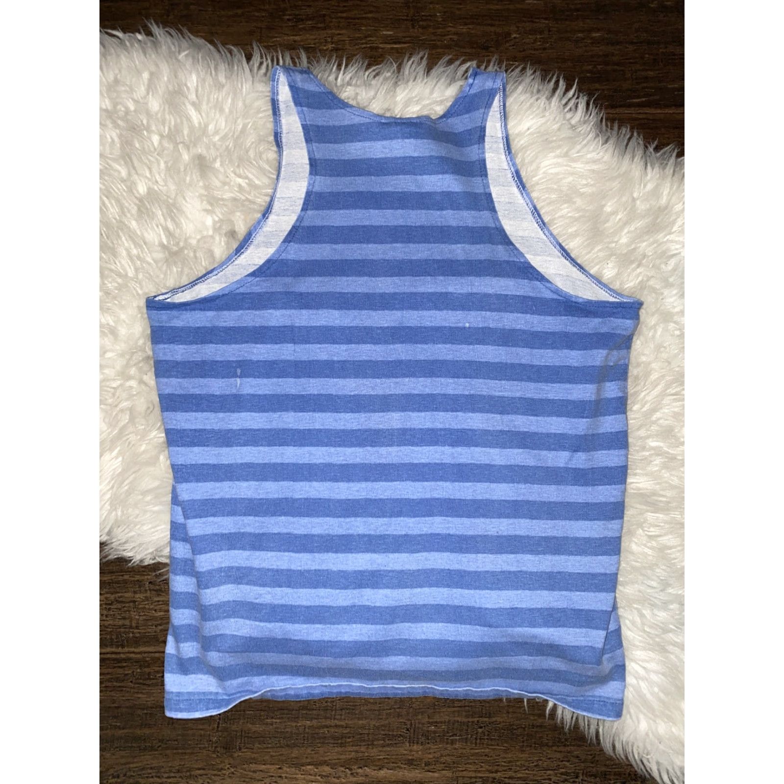 Quiksilver VINTAGE Quiksilver men's tank top 1980s striped sleeveless blue size M Size US M / EU 48-50 / 2 - 5 Thumbnail