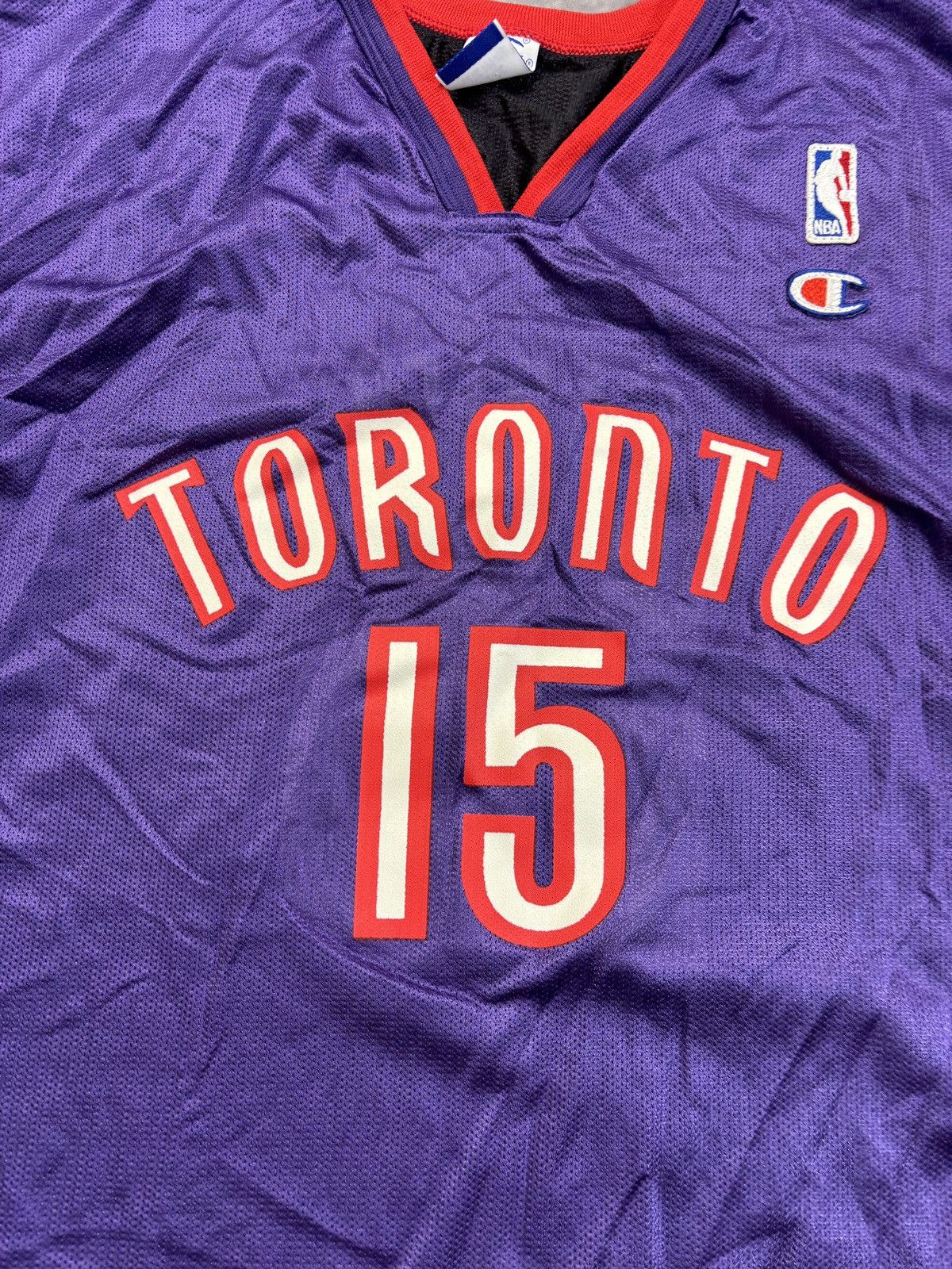 Champion Vintage Toronto Raptors Jersey Vince Carter Purple 1990s NBA Size US XL / EU 56 / 4 - 10 Thumbnail