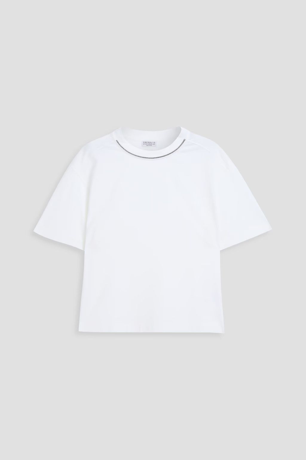 Brunello Cucinelli o1w1db10825 Blouse in White Size XL / US 12-14 / IT 48-50 - 1 Thumbnail