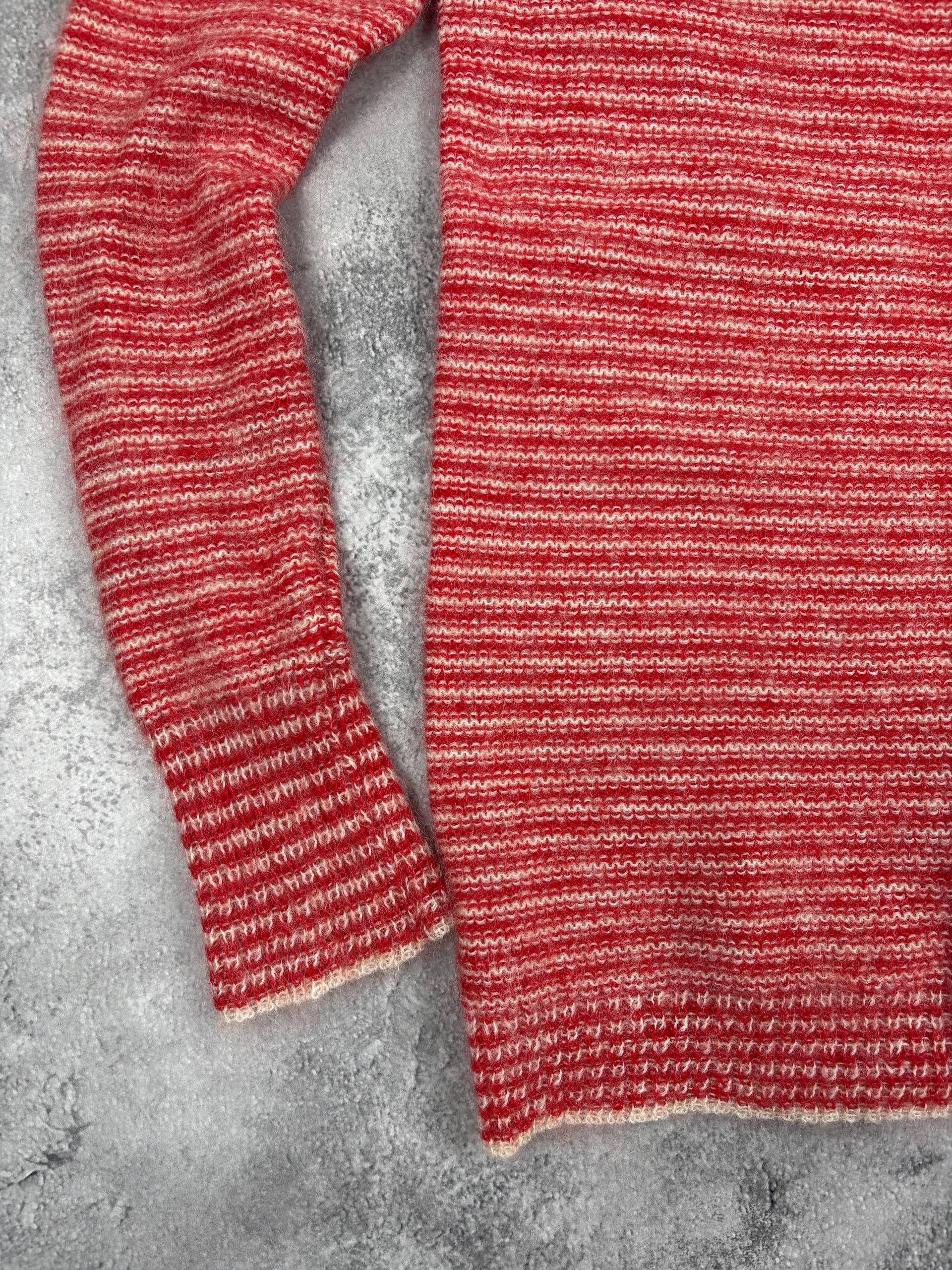 Isabel Marant Etoile Isabel Marant Etoile Striped Sweater in Red Mohair Dark red Size M / US 6-8 / IT 42-44 - 2 Thumbnail