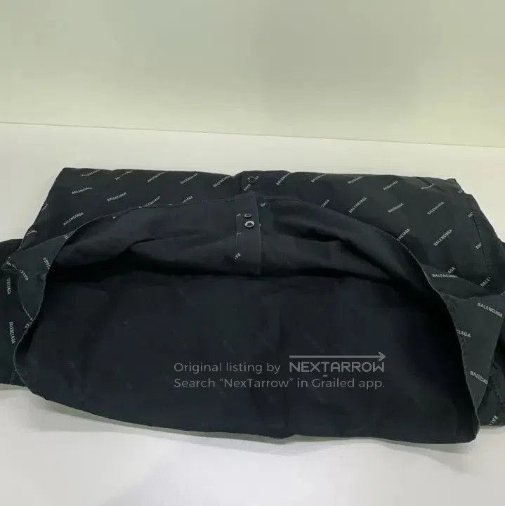 Balenciaga Balenciaga Black Logo Print Casual Long Sleeve Shirt. Size US M / EU 48-50 / 2 - 6 Thumbnail