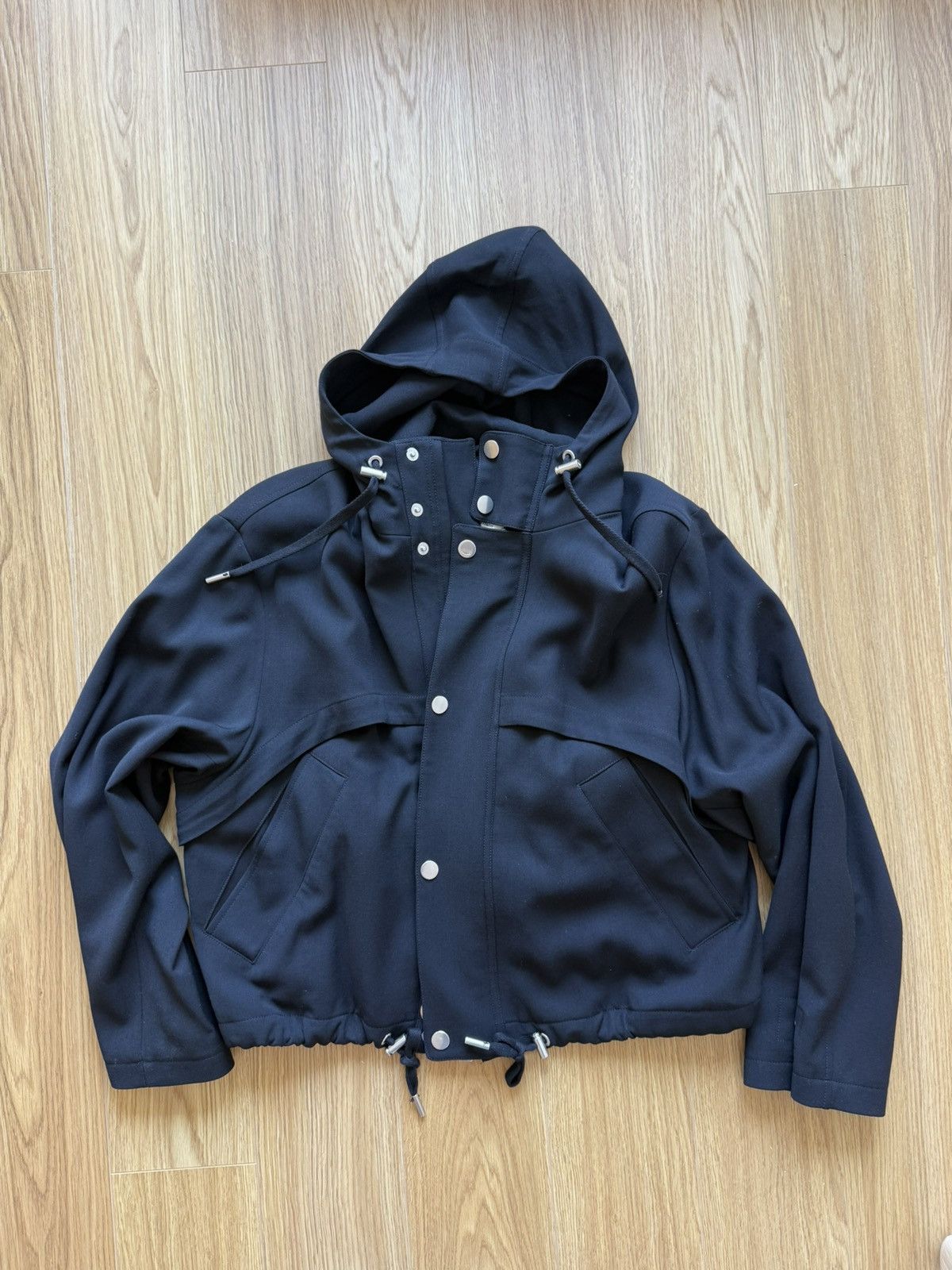AMI AMI Paris Black Wool Short Parka Size US S / EU 44-46 / 1 - 6 Thumbnail