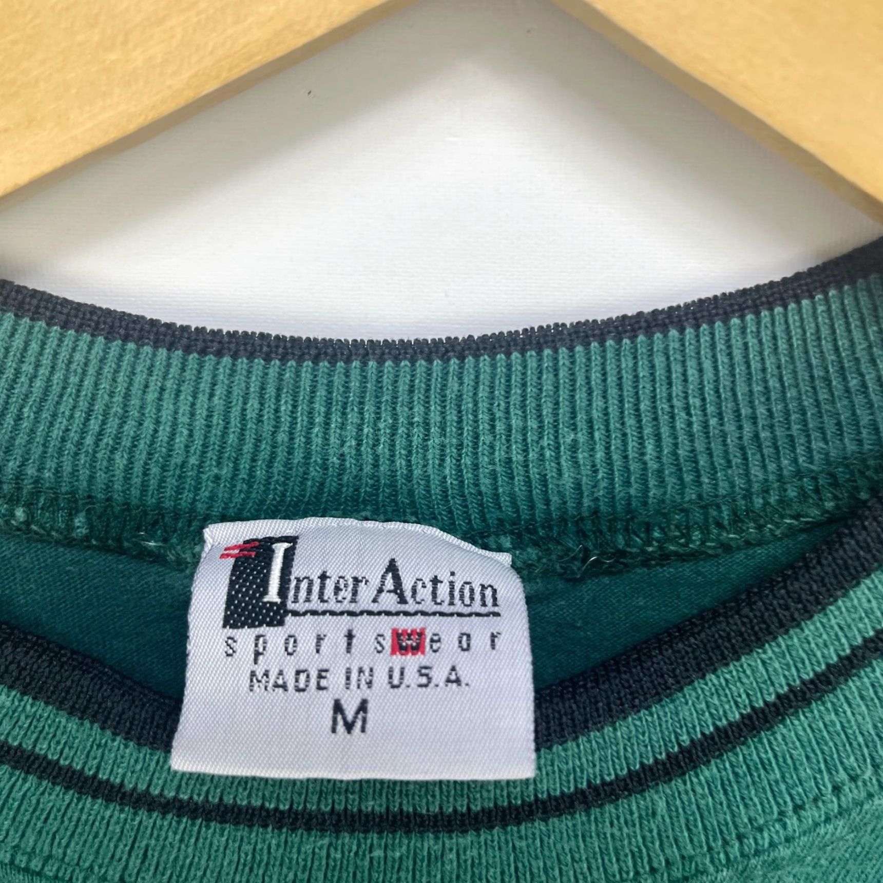 Vintage VINTAGE 90s Clarion University T Shirt Media Made in USA M Green Mens Shirt 90s Decade - clarion university/90s theme - Vintage Size US M / EU 48-50 / 2 - 4 Thumbnail