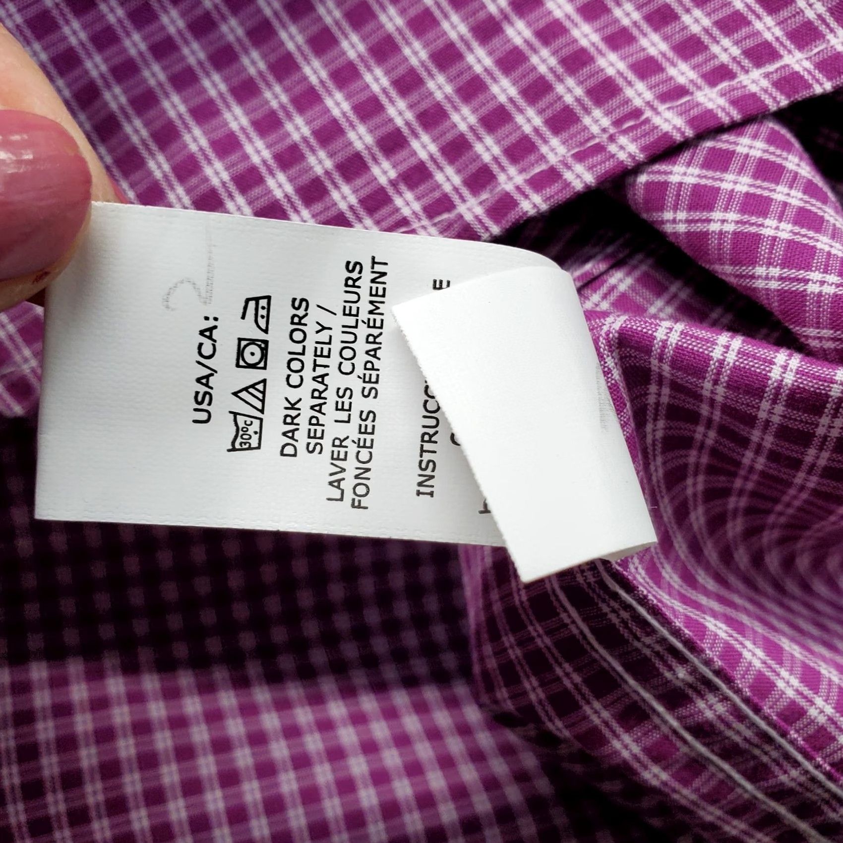 Chaps Chaps Shirt Mens XXL Multi Gingham Easy Care Short Sleeve Button-Down Shirt Size US XXL / EU 58 / 5 - 7 Thumbnail