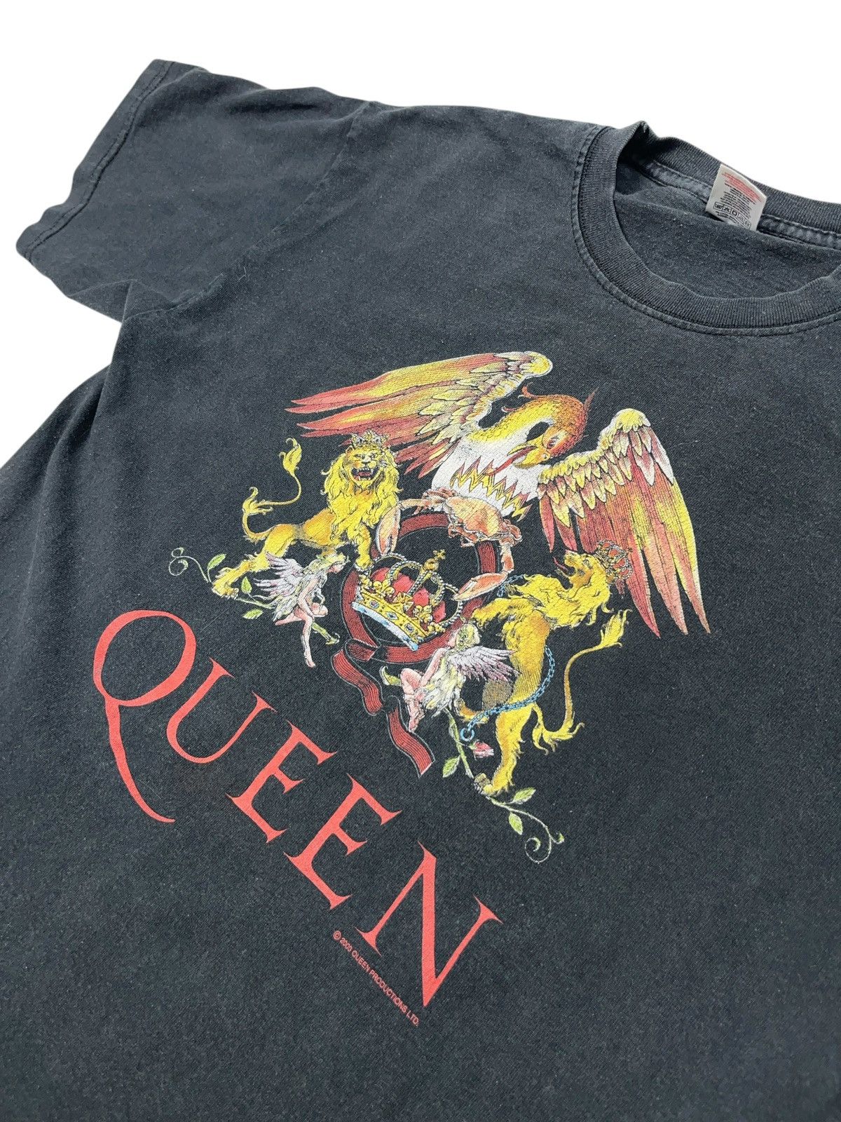 Band Tees × Vintage Vintage 2003 Queen Sun Faded T-shirt Size US L / EU 52-54 / 3 - 2 Thumbnail