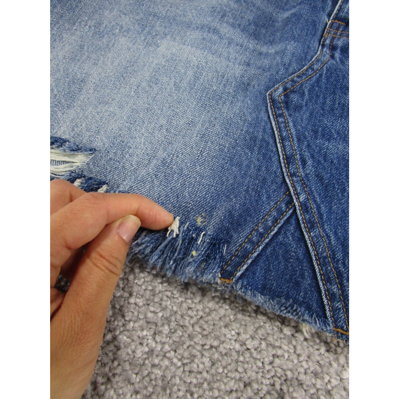Madewell VINTAGE Madewell Jeans Skirt Womens 26 A-Line Denim Blue Short - 18?? Size 26" / US 2 / IT 38 - 2 Thumbnail