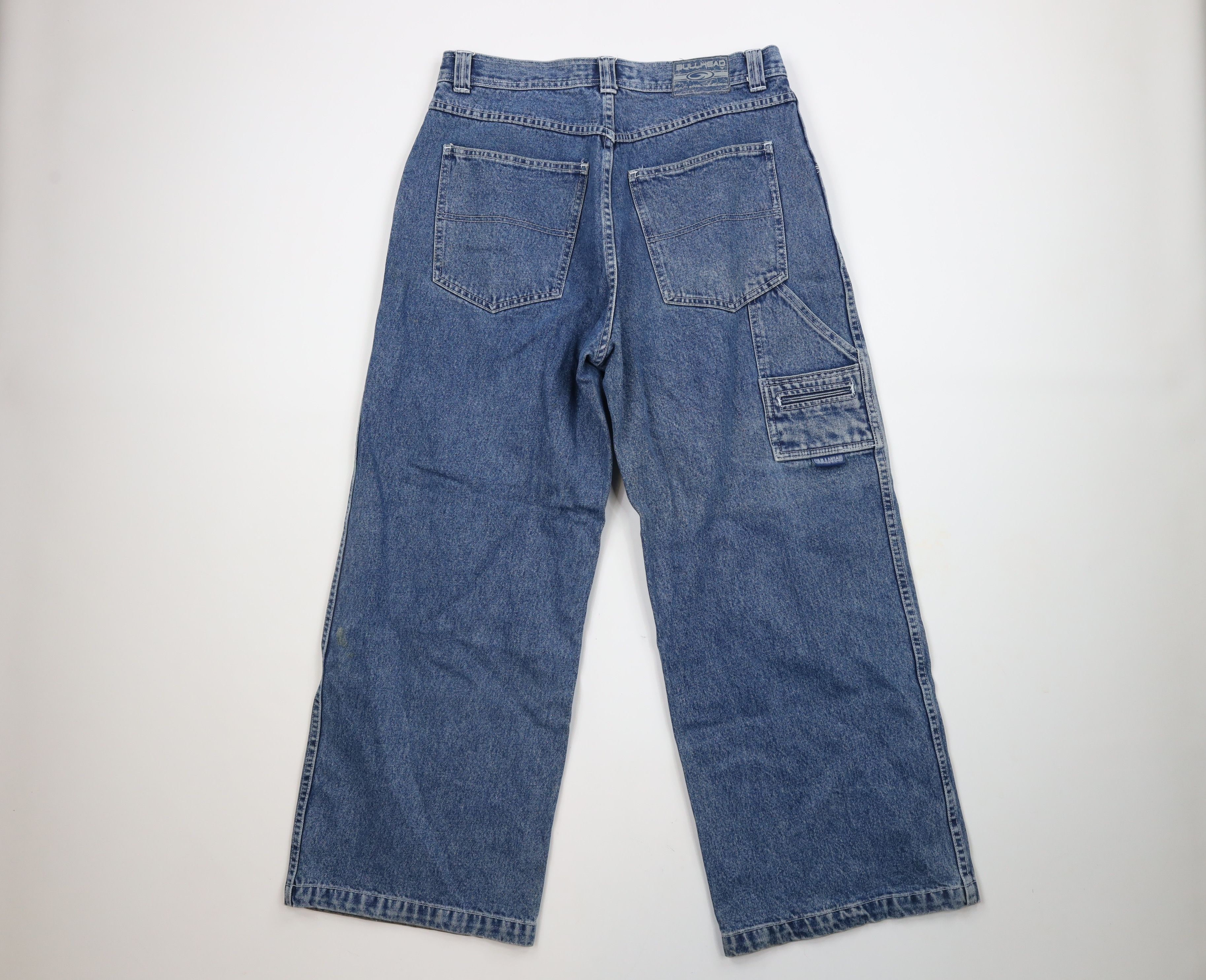 Vintage Vintage 90s Streetwear Baggy Big Pocket Wide Leg Jeans Size US 34 / EU 50 - 8 Thumbnail