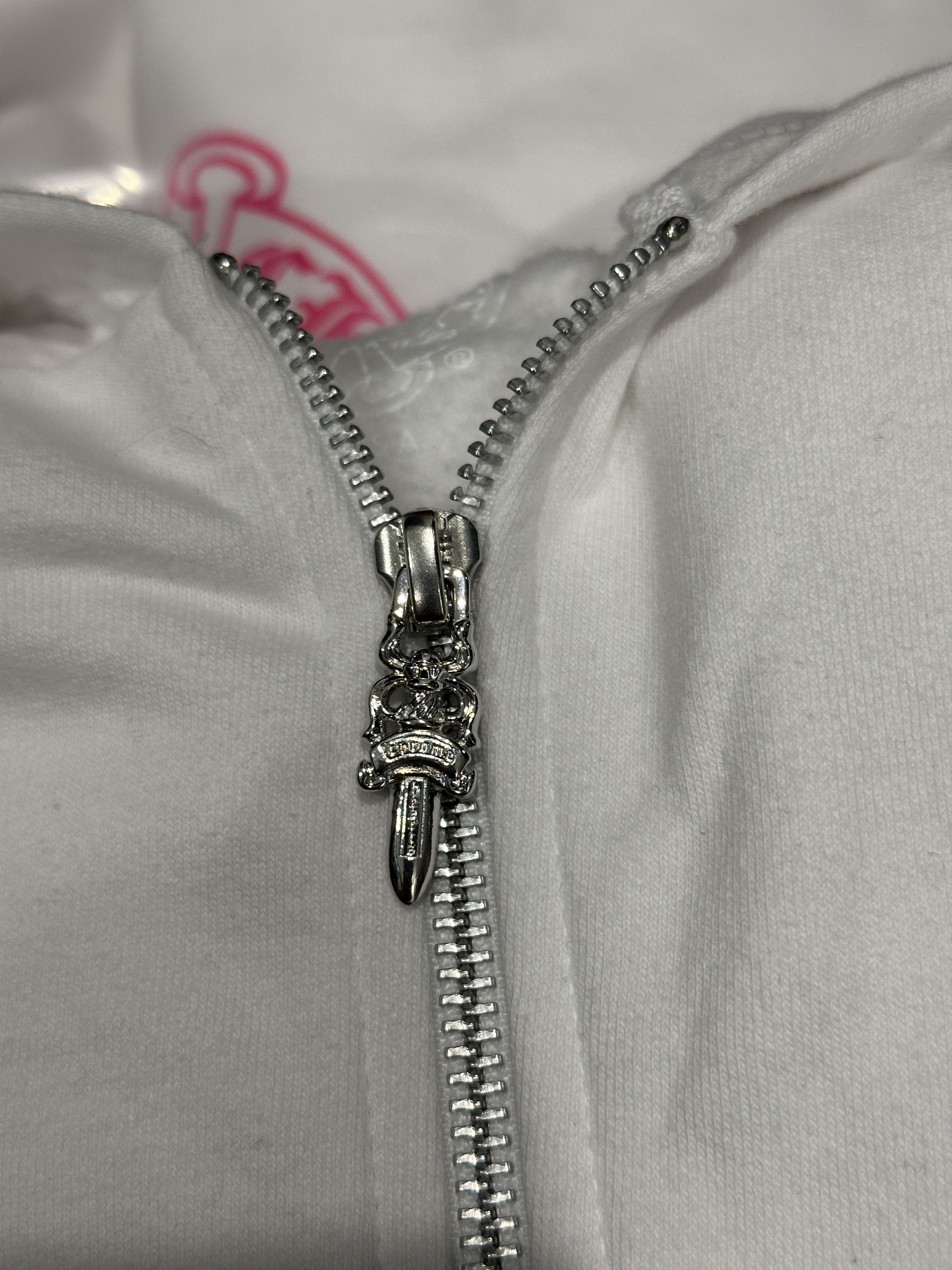 Chrome Hearts Vertical Logo Thermal Zip Up Hooded Size US L / EU 52-54 / 3 - 3 Thumbnail
