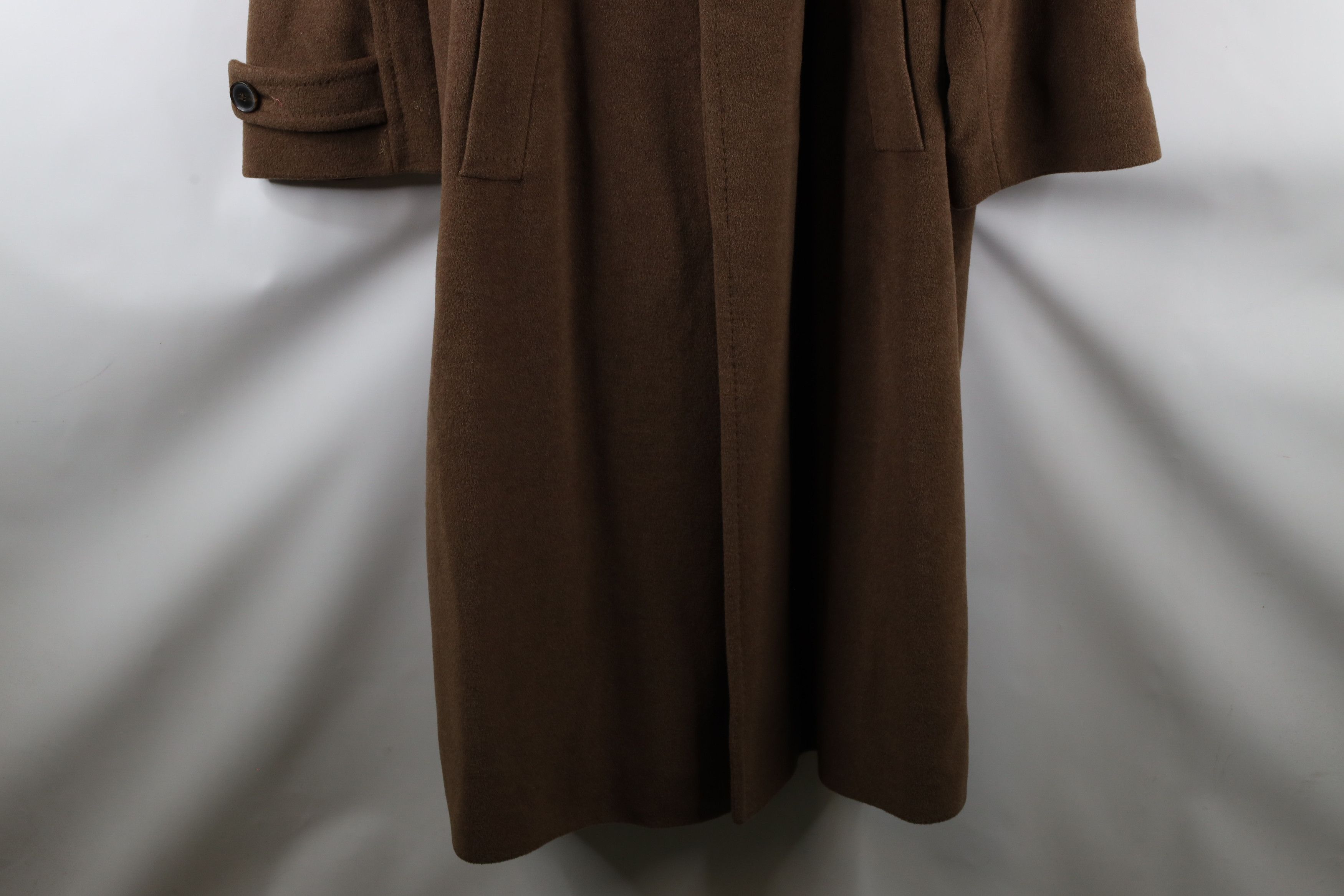 Hugo Boss × Vintage Vintage Hugo Boss Angora Blend Full Length Overcoat Jacket Size US XXL / EU 58 / 5 - 4 Thumbnail