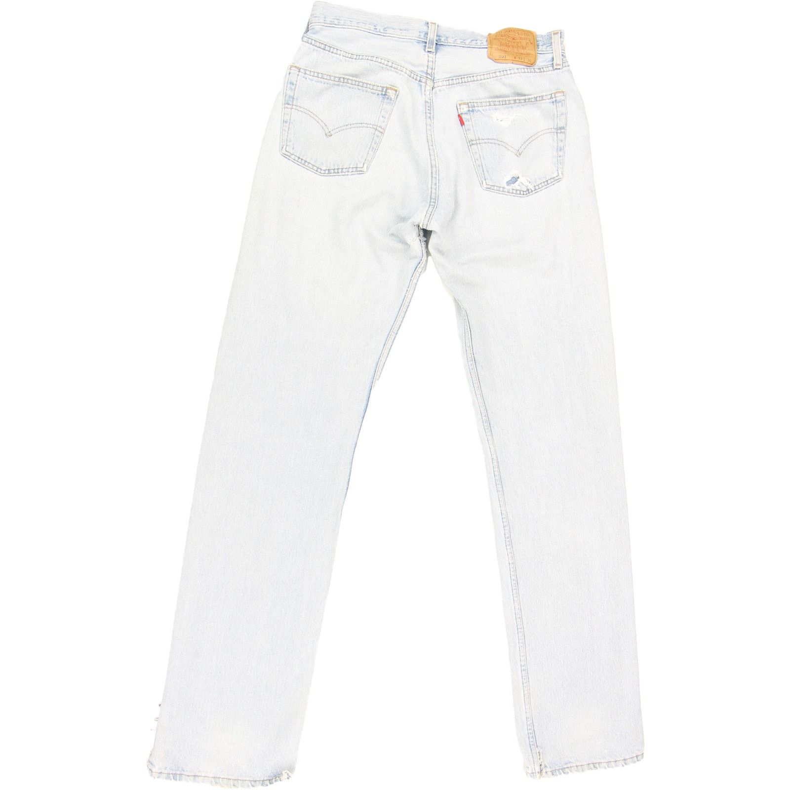 Levi's Vintage Levi's 501 Light Wash Rock Grunge Denim Jeans Size US 31 - 2 Thumbnail