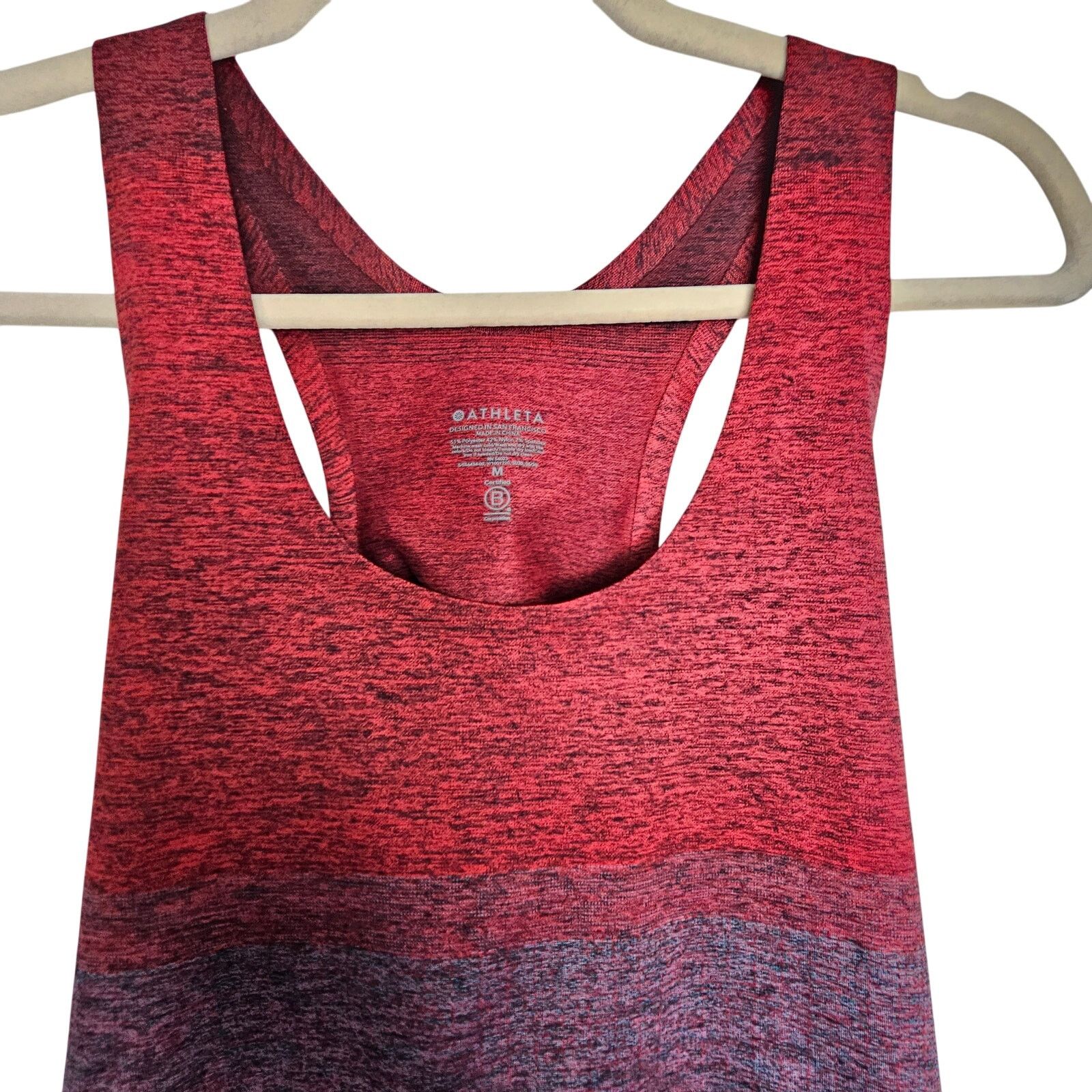 Athleta Athleta Womens Ombre Relay Tank Sz M Yoga Stretch Gym Dance Size M / US 6-8 / IT 42-44 - 2 Thumbnail