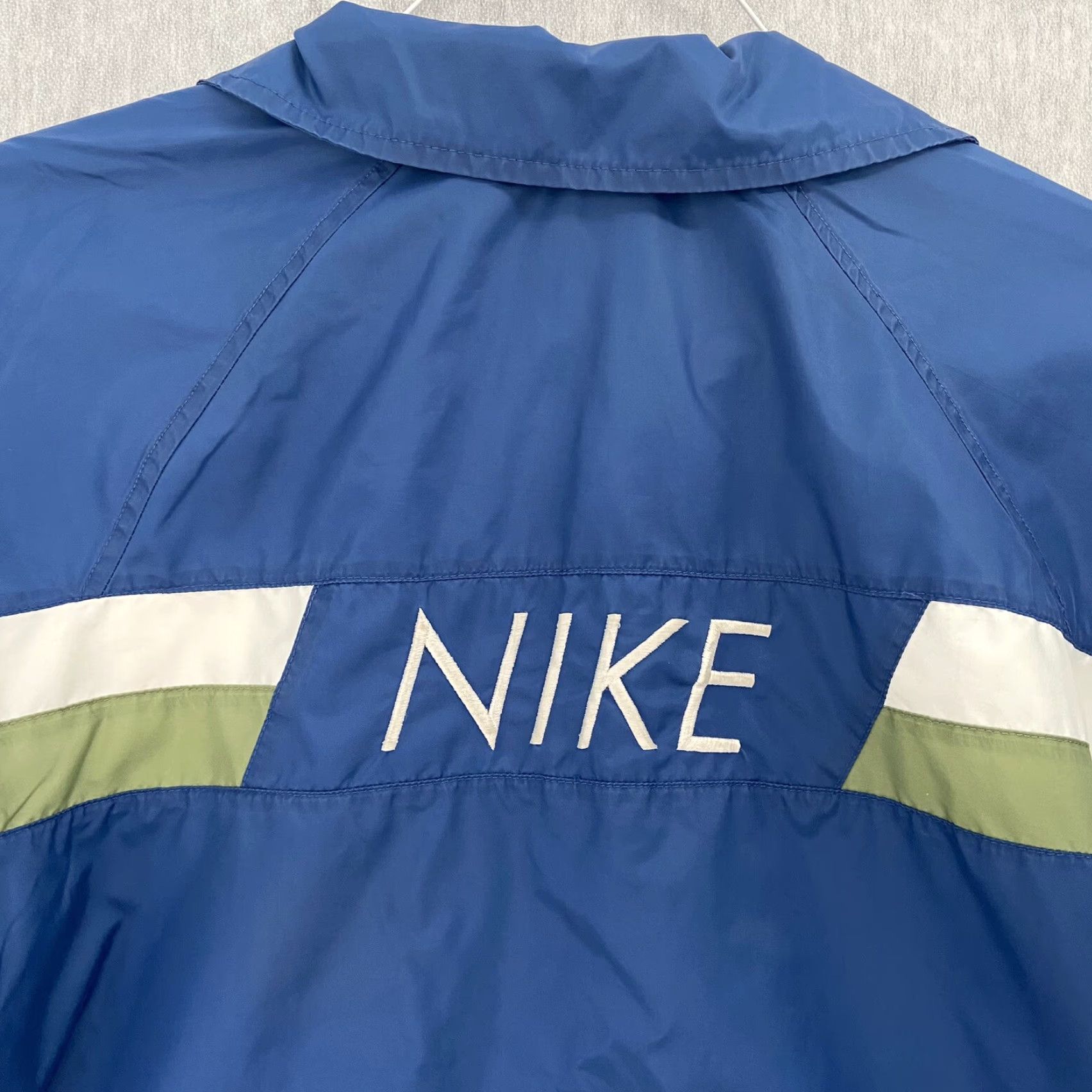 Nike VINTAGE Nike Jacket Womens Medium 8-10 Blue Mini Swoosh Lined Full Zip Stitch M Size M / US 6-8 / IT 42-44 - 4 Thumbnail