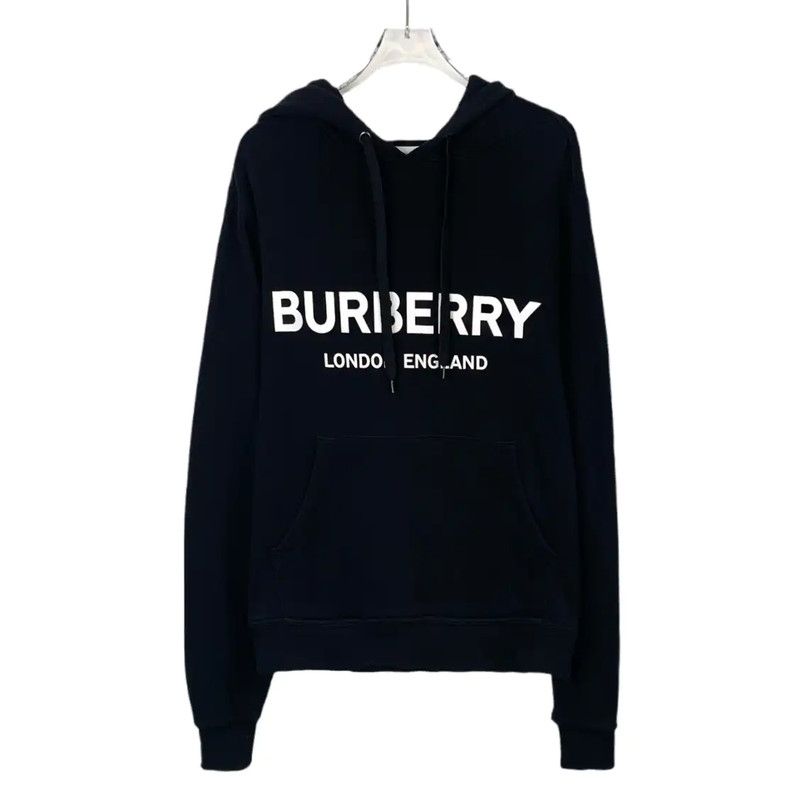 Burberry Burberry Black Cotton Hooded Sweatshirt for Men Size US S / EU 44-46 / 1 - 1 Thumbnail