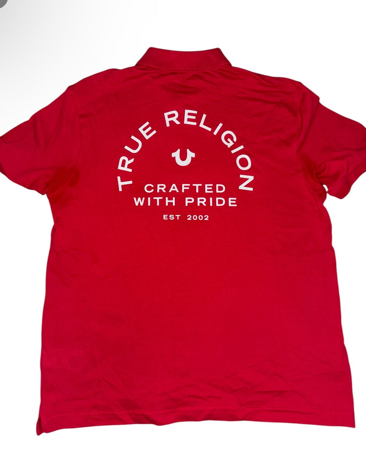 True Religion True Religion Red Polo Short szXL Like New Size US XL / EU 56 / 4 - 2 Thumbnail