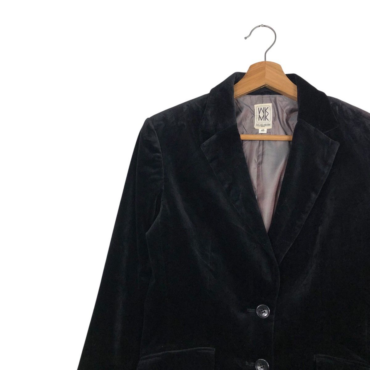 Michel Klein 📌Vintage Cropped Biker Jacket Michel Klein Paris Size M / US 6-8 / IT 42-44 - 8 Thumbnail