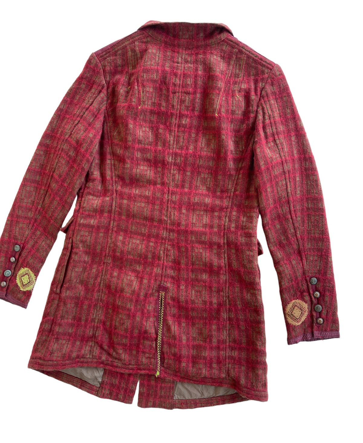 Marithe + Francois Girbaud Marithe Francois Girbaud Tweed Coat Jacket Size M / US 6-8 / IT 42-44 - 7 Thumbnail