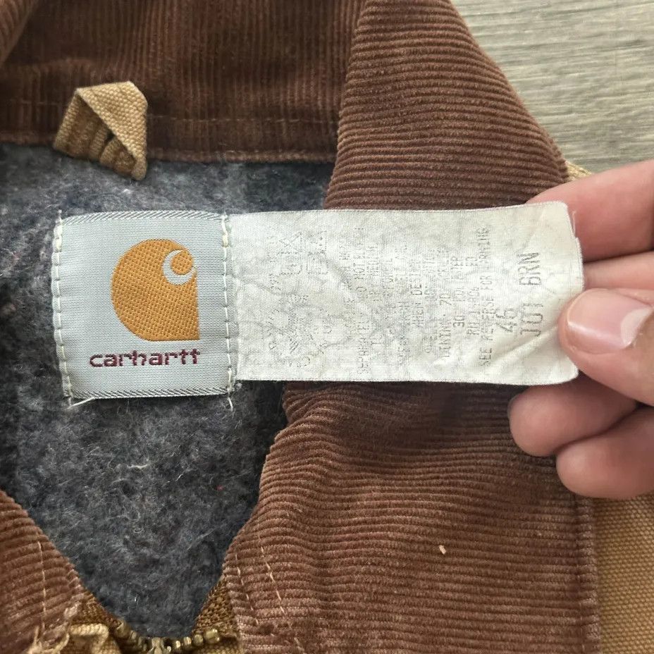 Carhartt Vintage Carhartt J01 BRN Brown Detroit Blanket Lined Jacket Size US XL / EU 56 / 4 - 4 Thumbnail