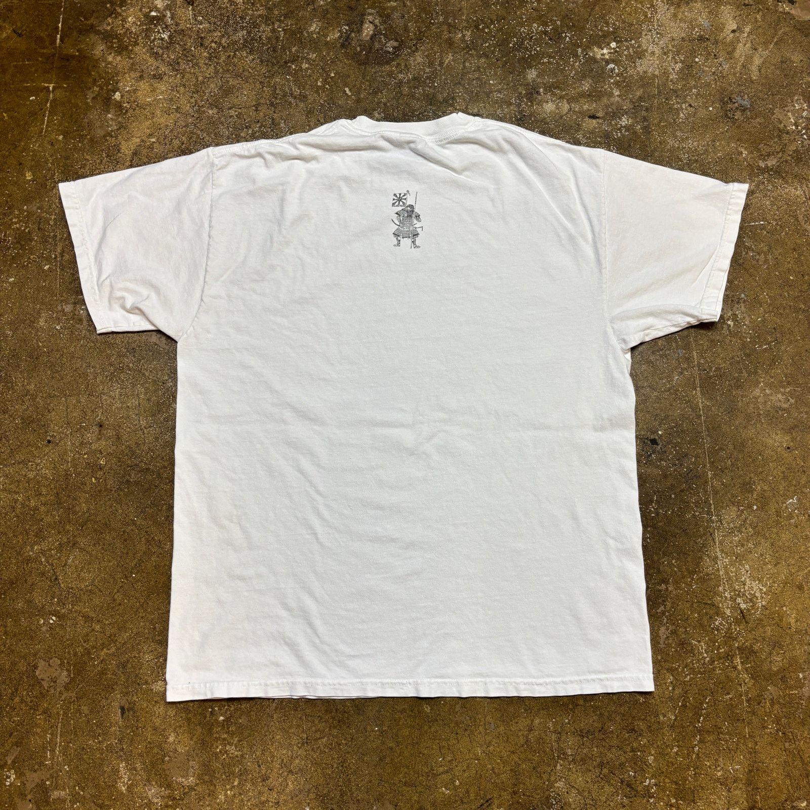 Hanes Chikanobu Two Warriors Fighting With Yari Samurai Shirt Lg Size US L / EU 52-54 / 3 - 3 Thumbnail