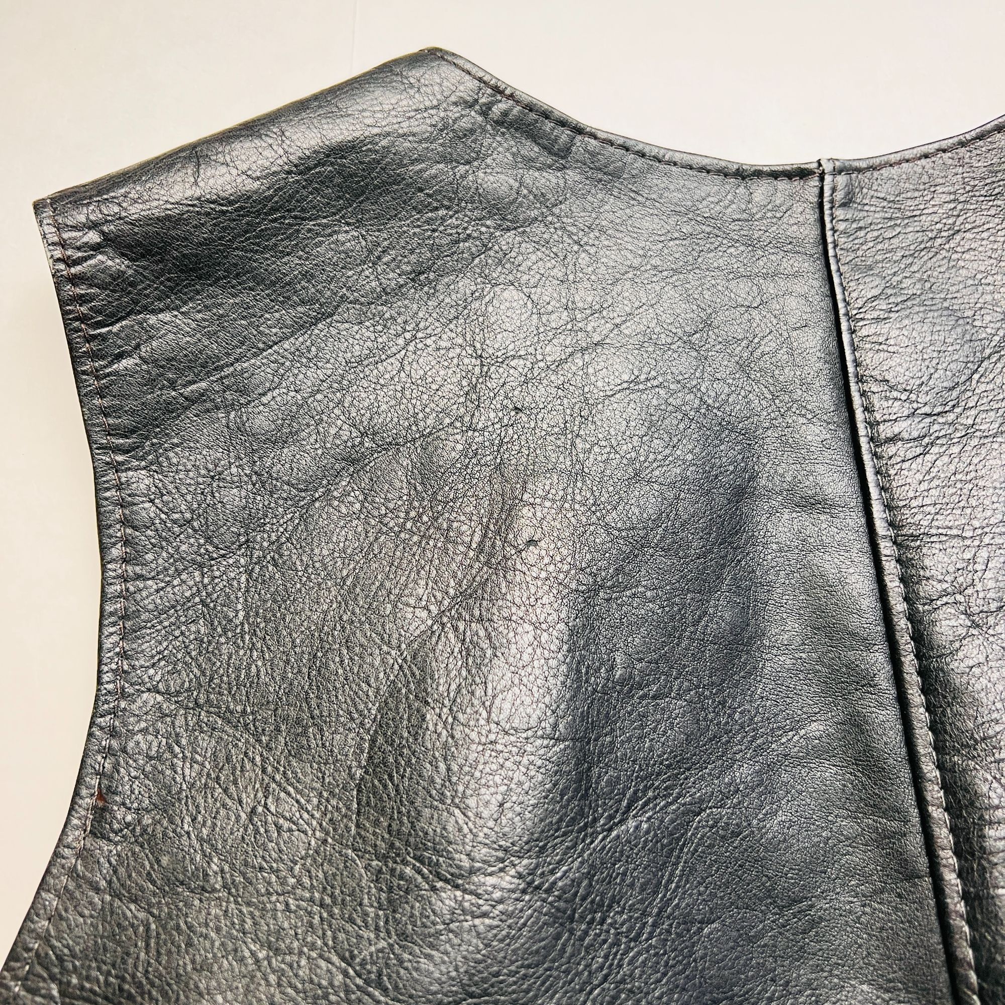 Other Buffalo Nickel Leather Biker Vest Size US XL / EU 56 / 4 - 13 Thumbnail