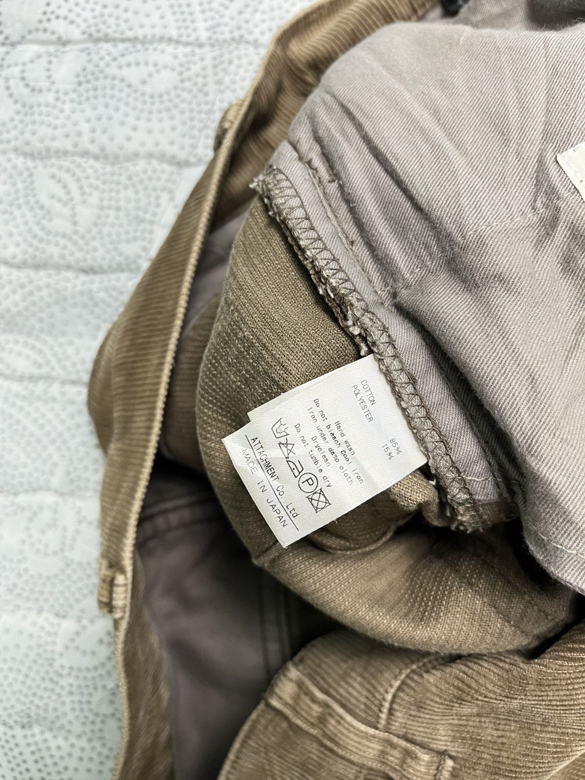 Attachment Kazuyuki Kumagai Attachment Curve Corduroy Bondage Pants Size US 30 / EU 46 - 9 Thumbnail
