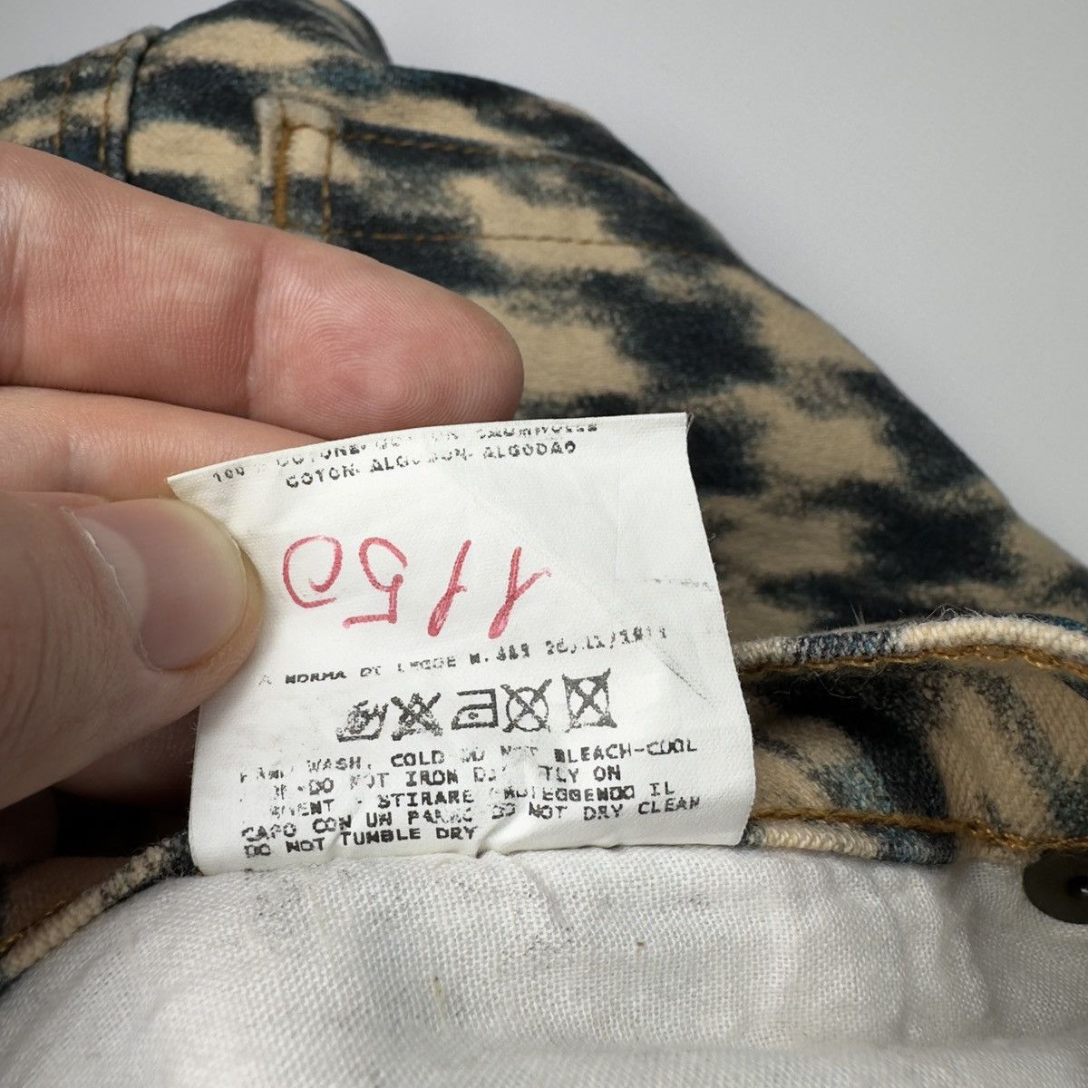 Dolce & Gabbana Vintage Dolce & Gabbana Striped Pattern Jeans – Size 28/42 Size 28" / US 6 / IT 42 - 10 Thumbnail