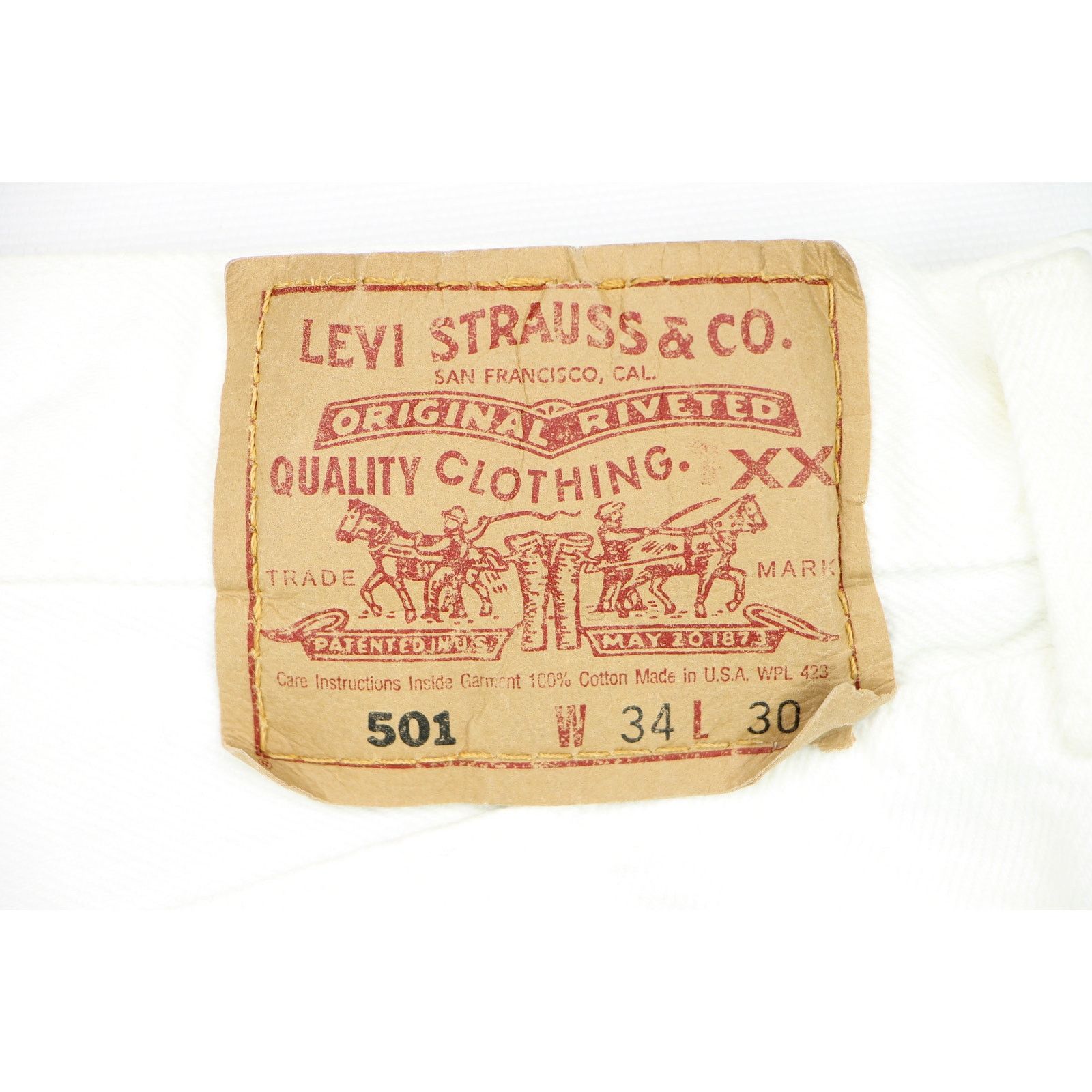 Levi's Vintage Levi's 501 White Rock Grunge Mom Denim Jeans 32 Size US 32 / EU 48 - 3 Thumbnail