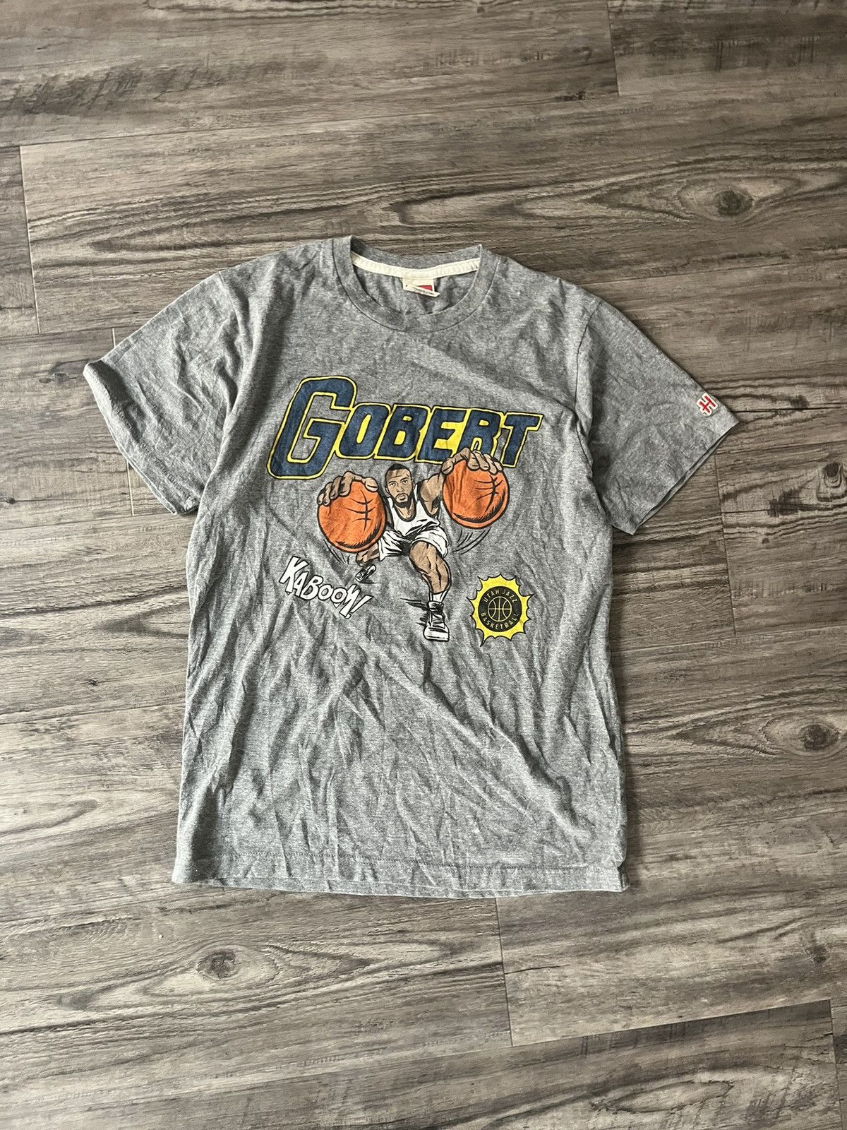 NBA × Vintage Vintage 90s y2k Rudy Gobert Tee Size US S / EU 44-46 / 1 - 1 Thumbnail