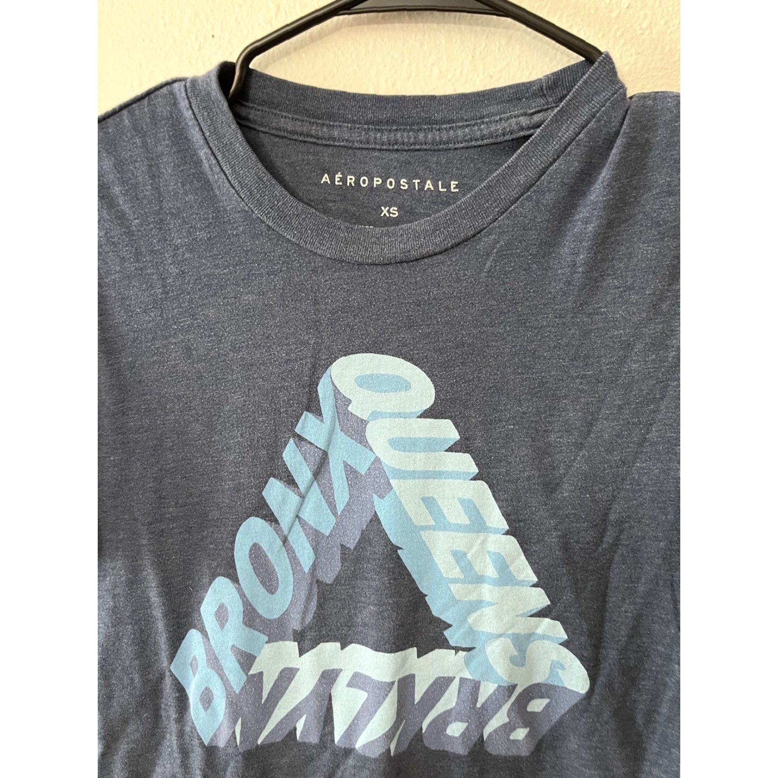 Aeropostale AEROPOSTALE Graphic Tee Men’s T-Shirt Size XS Blue Casual Short Sleeve Size US XS / EU 42 / 0 - 2 Thumbnail