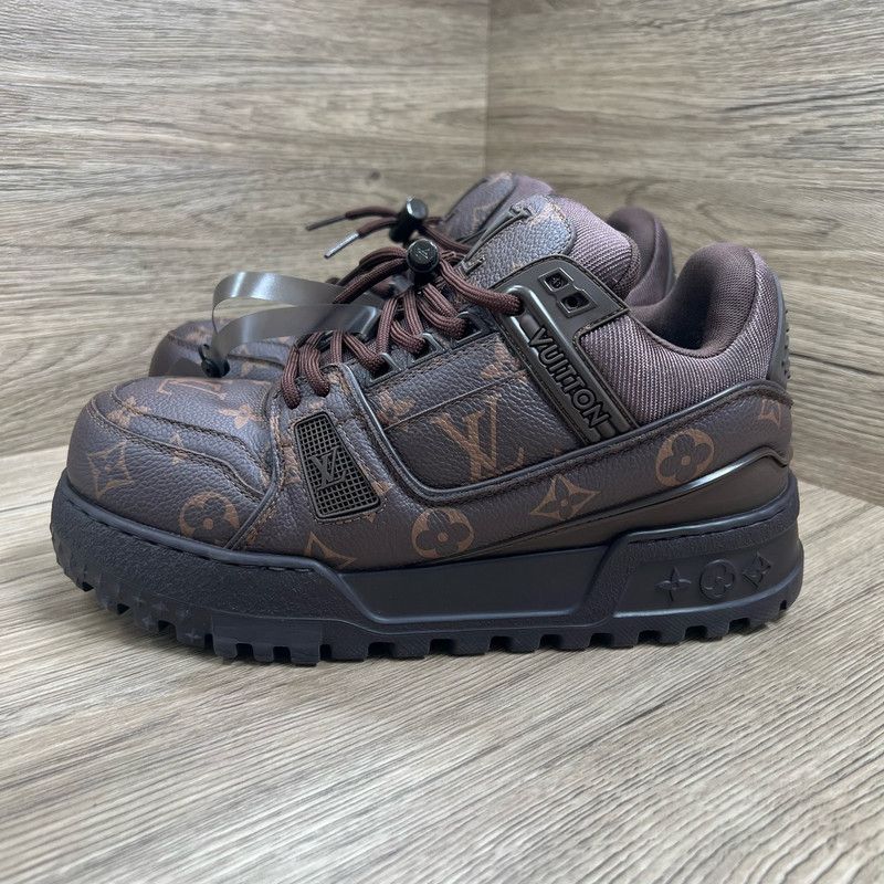 Louis Vuitton Louis Vuitton Trainer Maxi Brown Low Top Sneakers 0079 Size US 7.5 / EU 40-41 - 1 Thumbnail