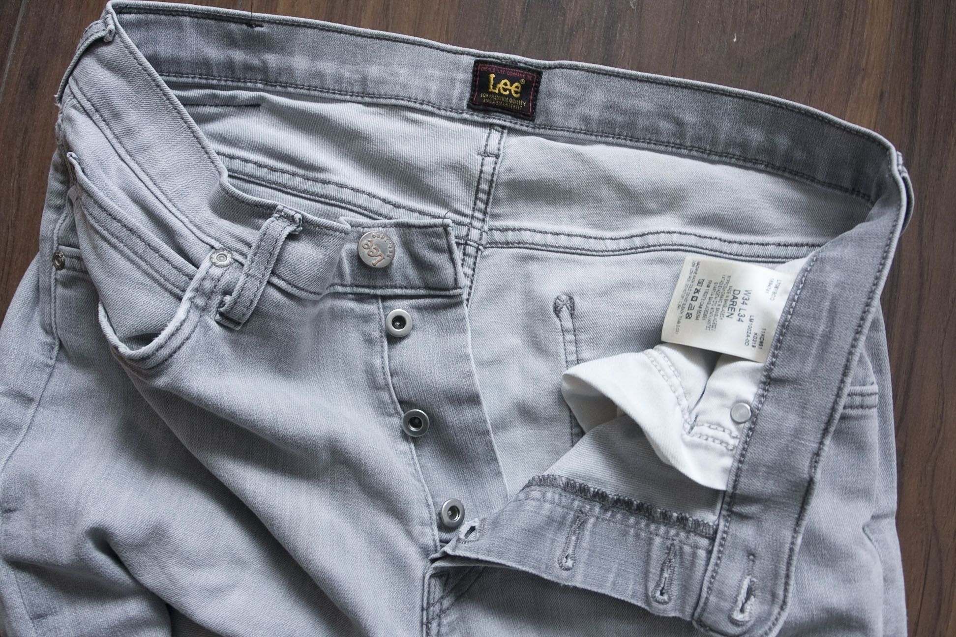Lee Lee Jeans Daren Size 34x28 Gray Size US 34 / EU 50 - 5 Thumbnail