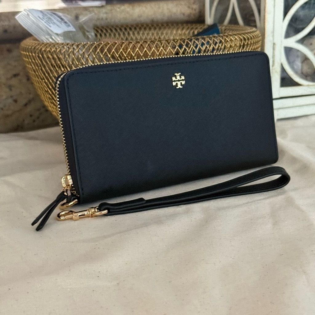 Tory Burch New tory burch Emerson continental wallet wristlet in moose Size ONE SIZE - 1 Thumbnail